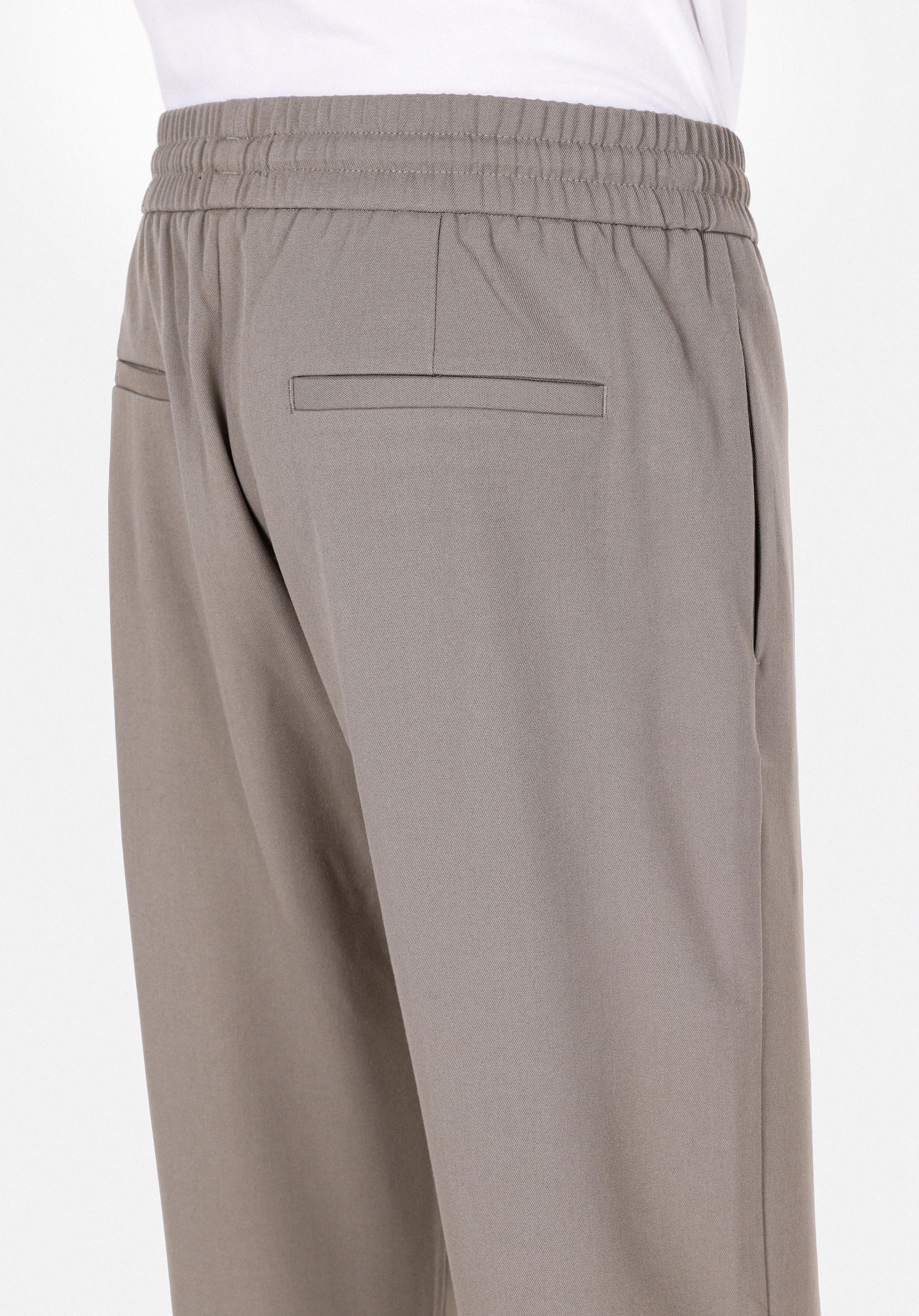 Regular Fit Orta Bel Düz Paça Erkek Yeşil  Pantolon