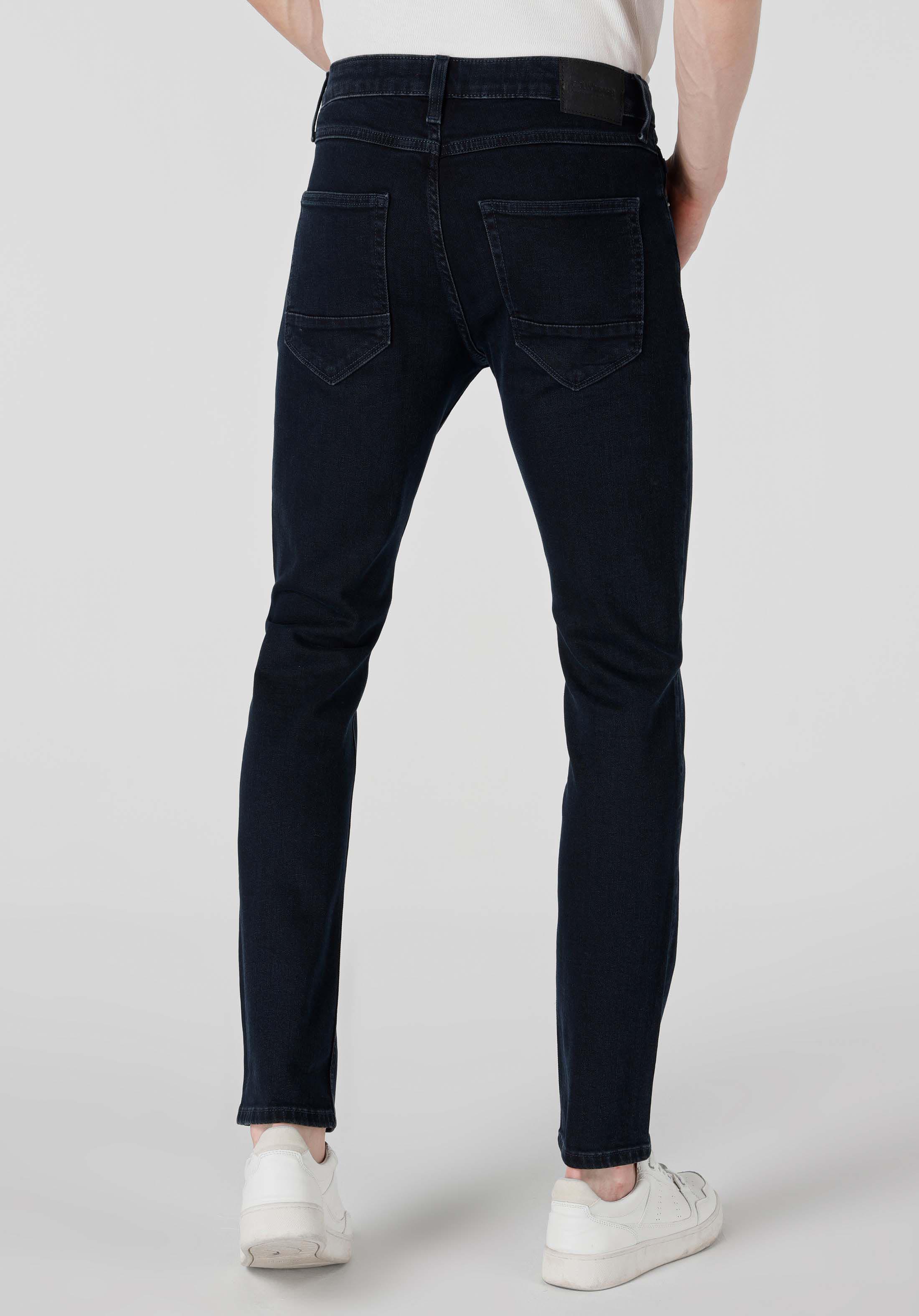 Straight Fit Düşük Bel Düz Paça Erkek İndigo Jean Pantolon