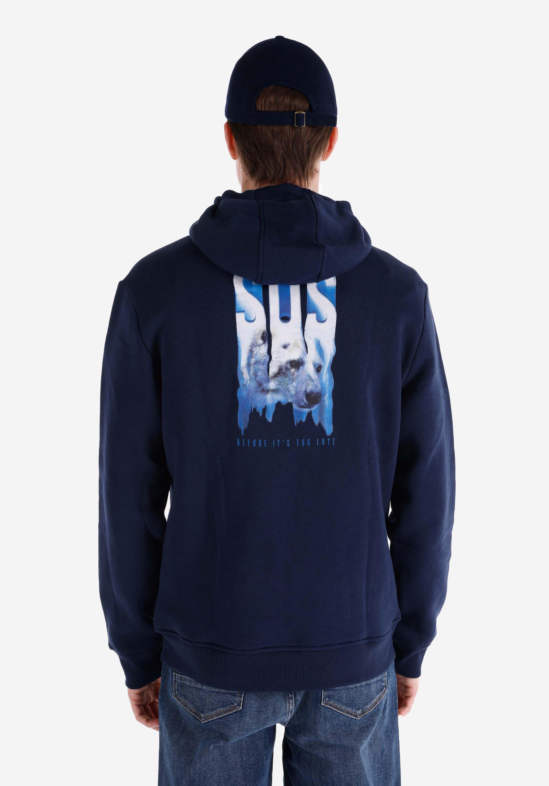 Regular Fit   Erkek Lacivert Sweatshirt