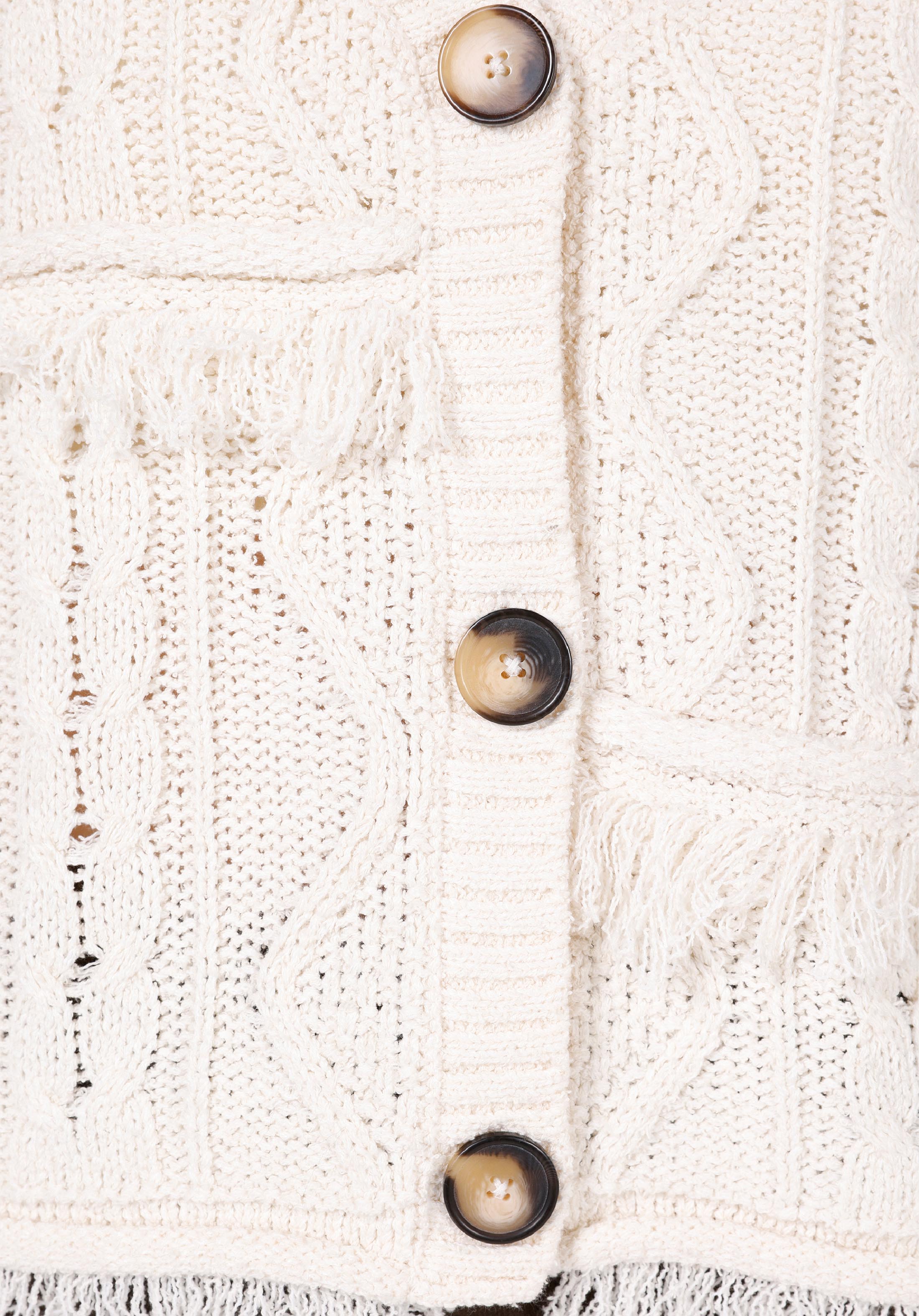 Regular Fit   Kadın Ekru Hırka