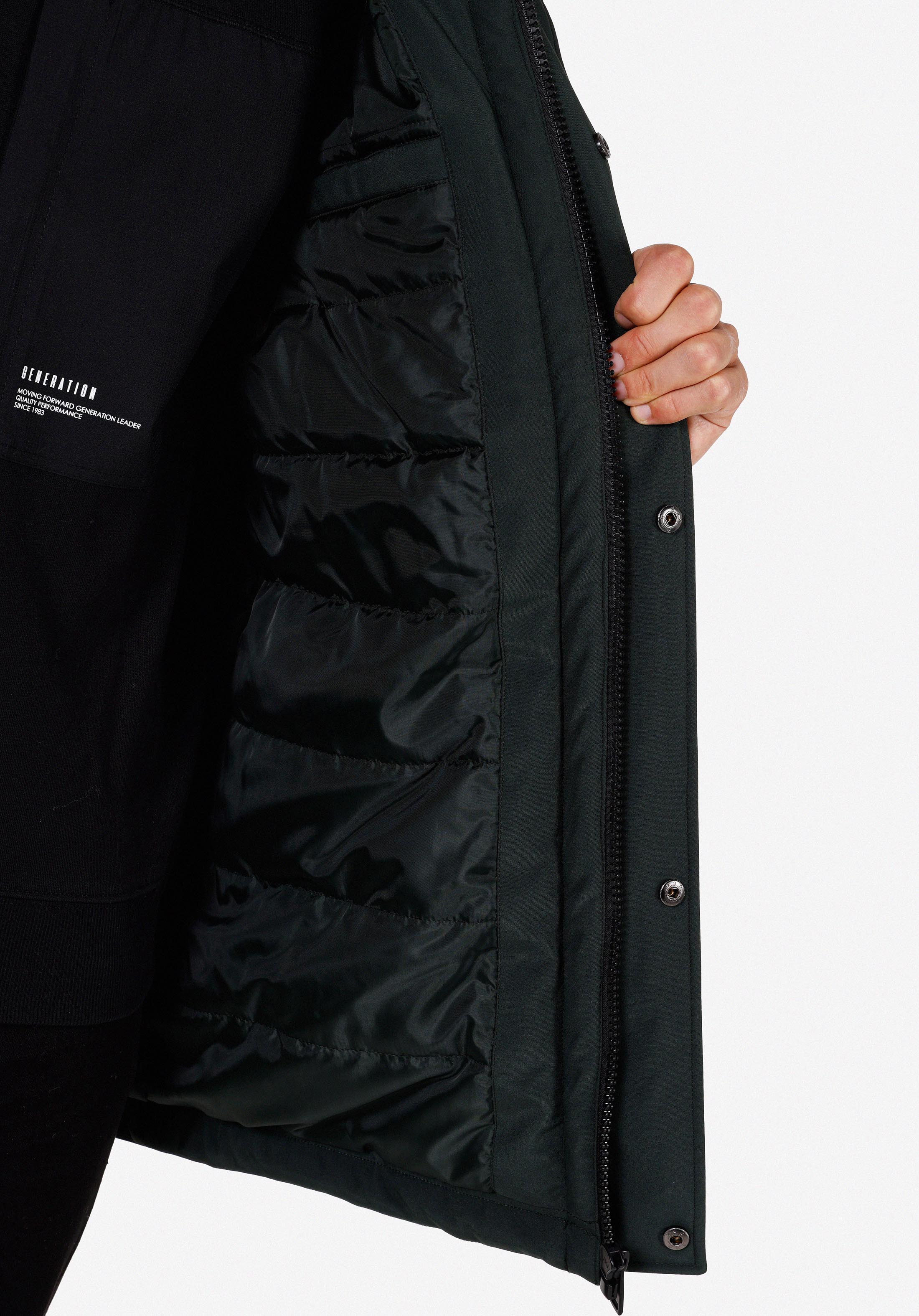 Regular Fit     Erkek Yeşil Kaban