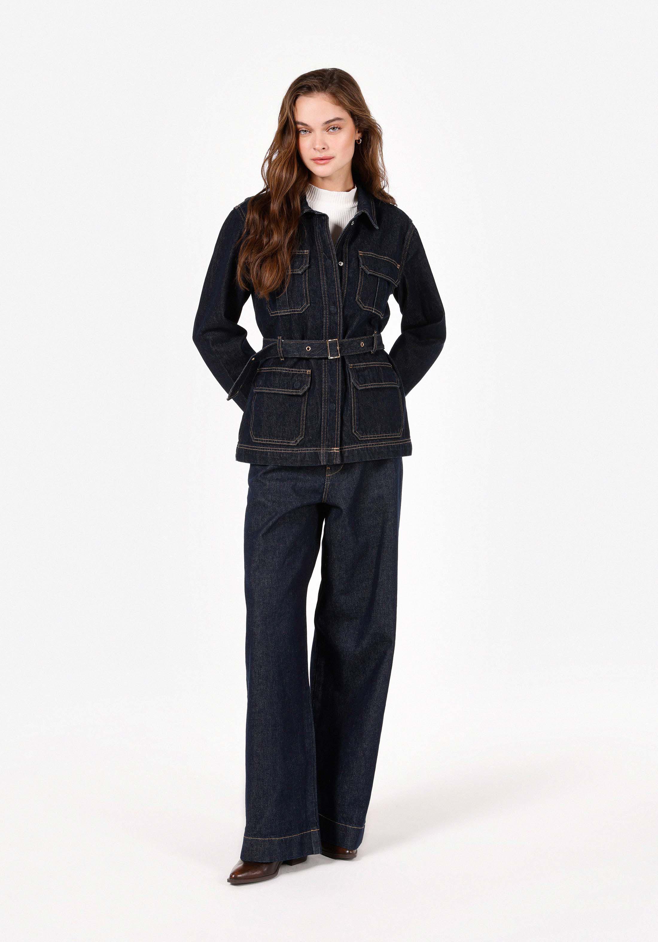 Slim Fit   Kadın Siyah Jean Pantolon