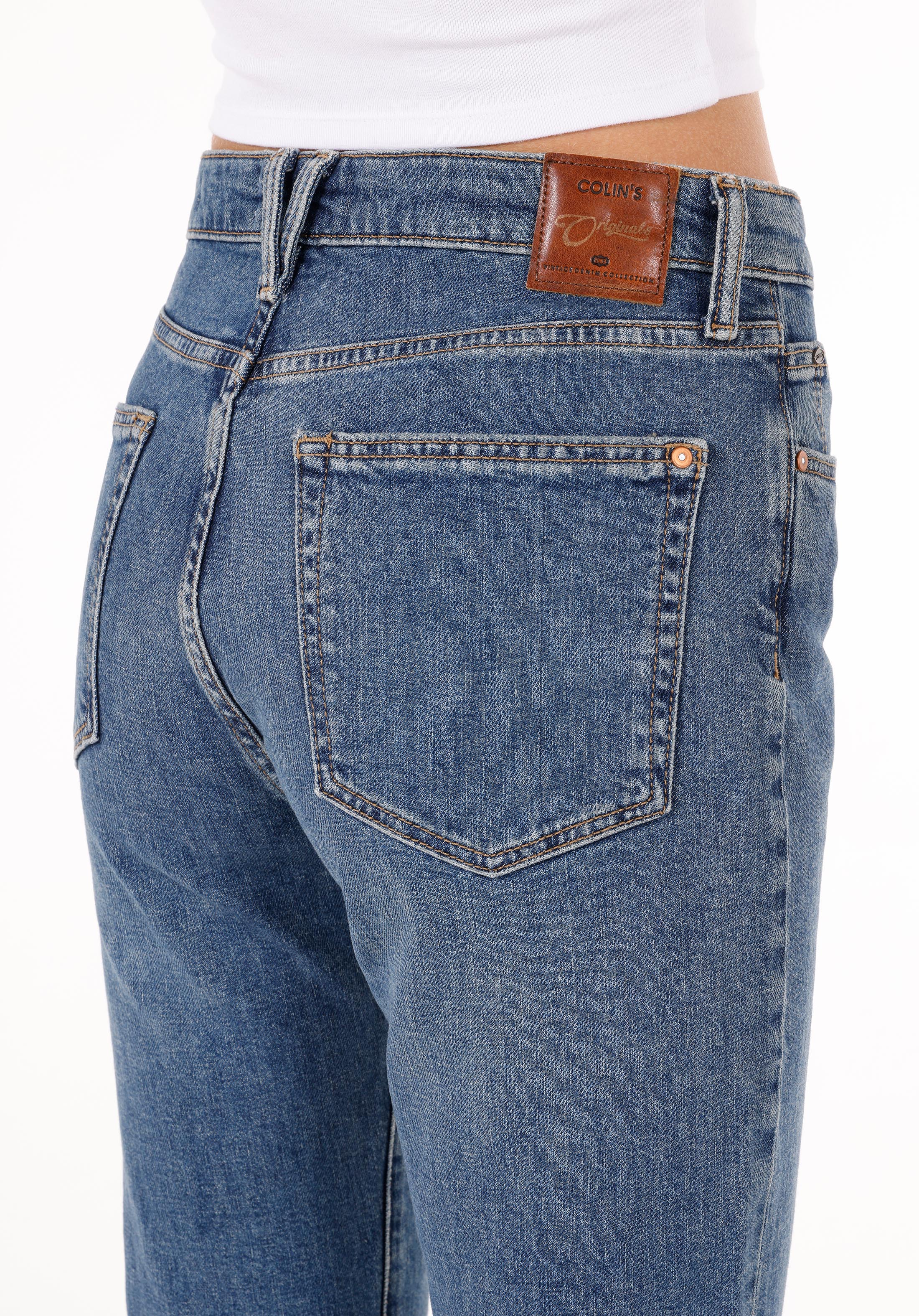 Slim Fit   Kadın İndigo Jean Pantolon