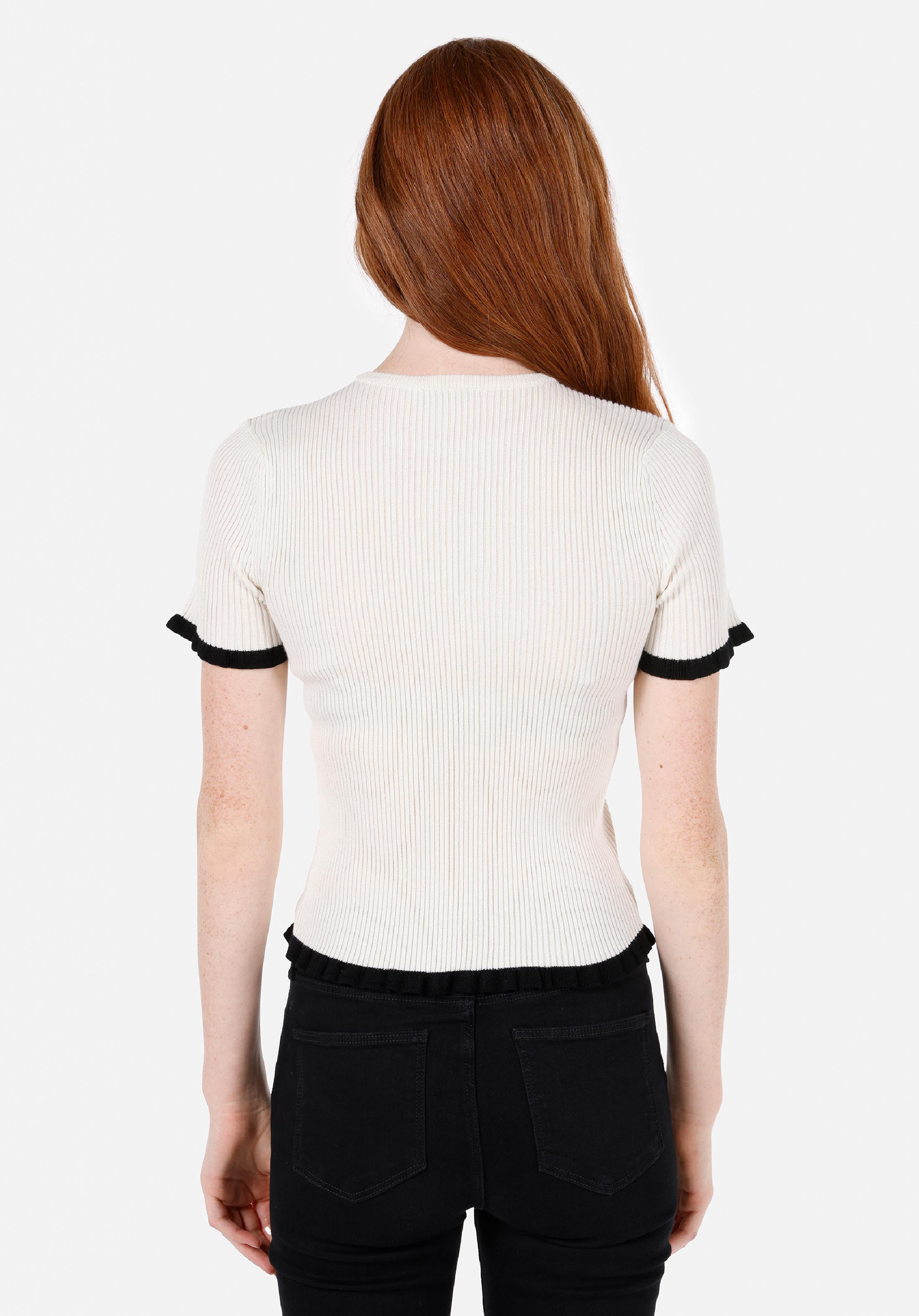 Slim Fit   Kadın Ekru  Kazak