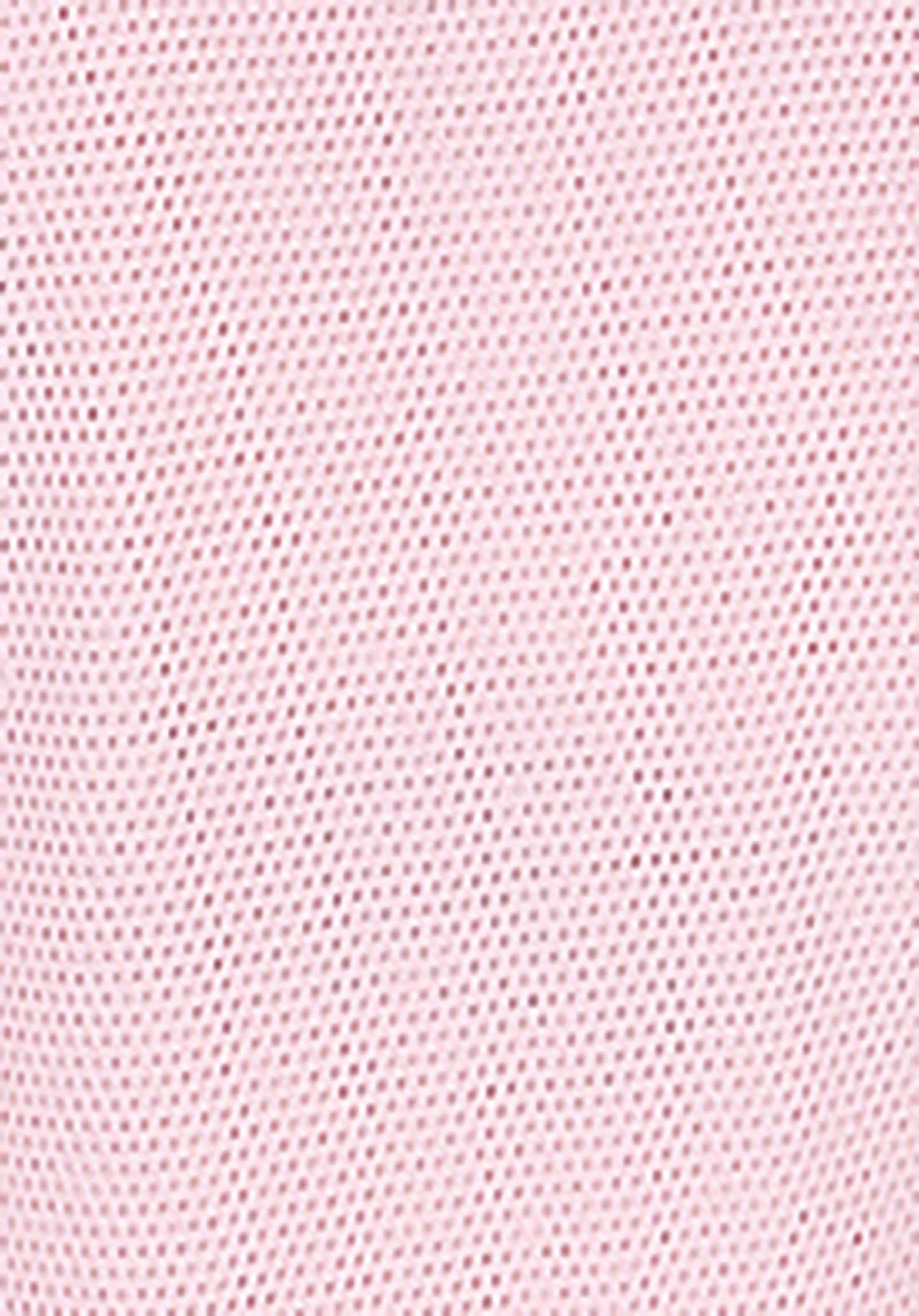 Slim Fit Placket Neck Düz Kadın Pembe Kısa Kol Tişört