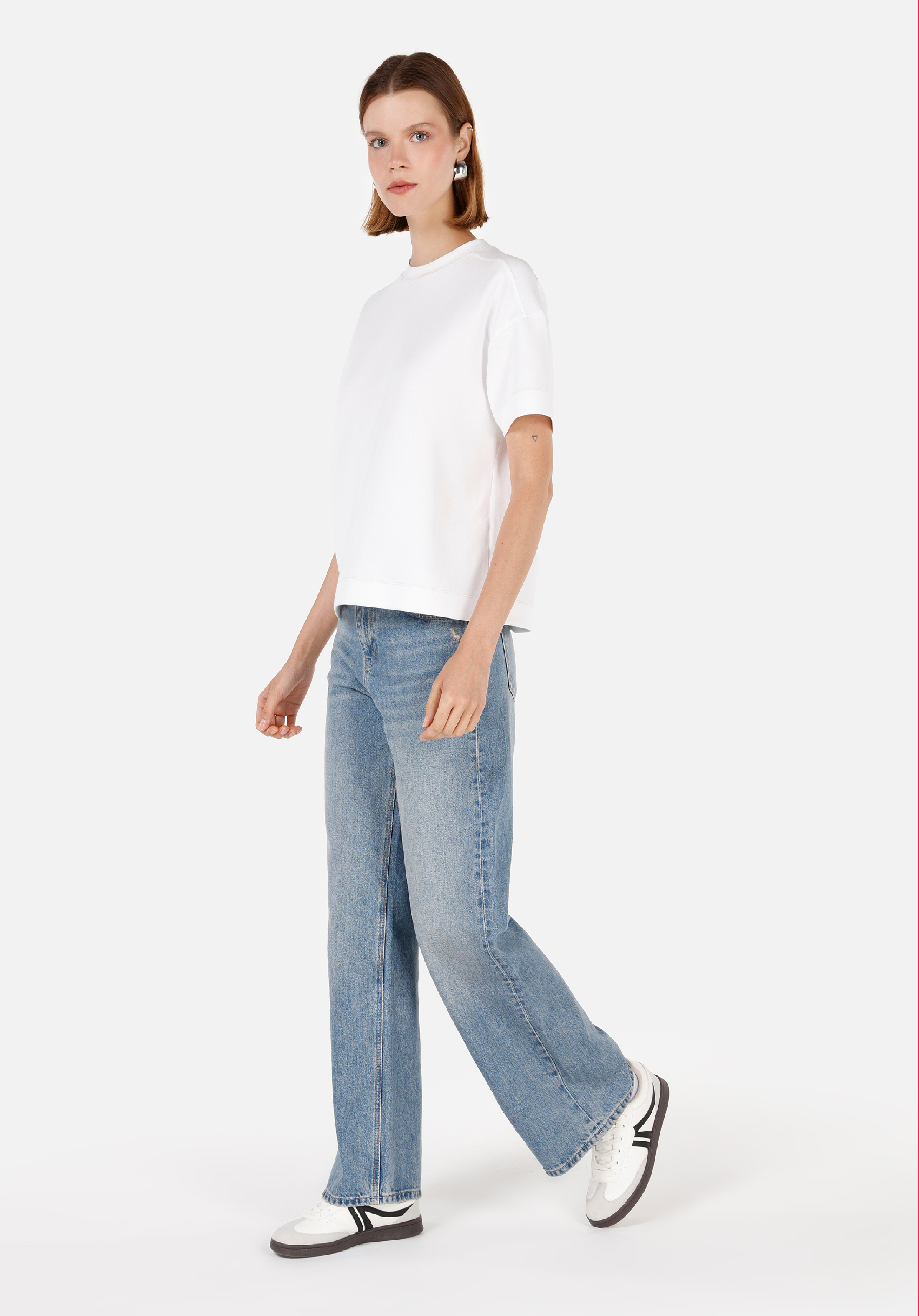 Regular Fit   Kadın Denim Jean Pantolon