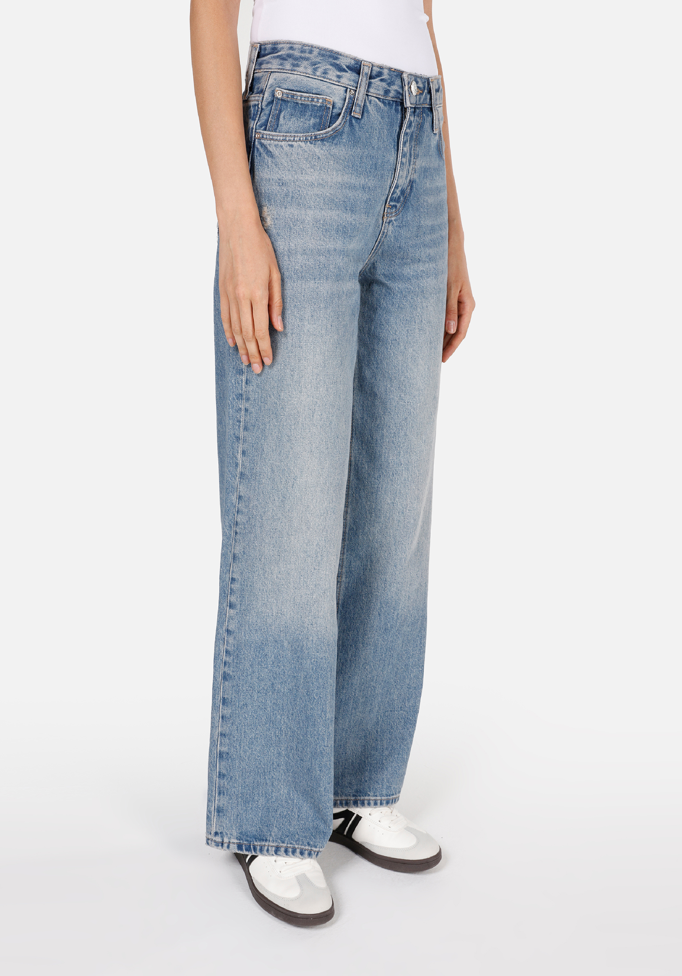 Regular Fit   Kadın Denim Jean Pantolon