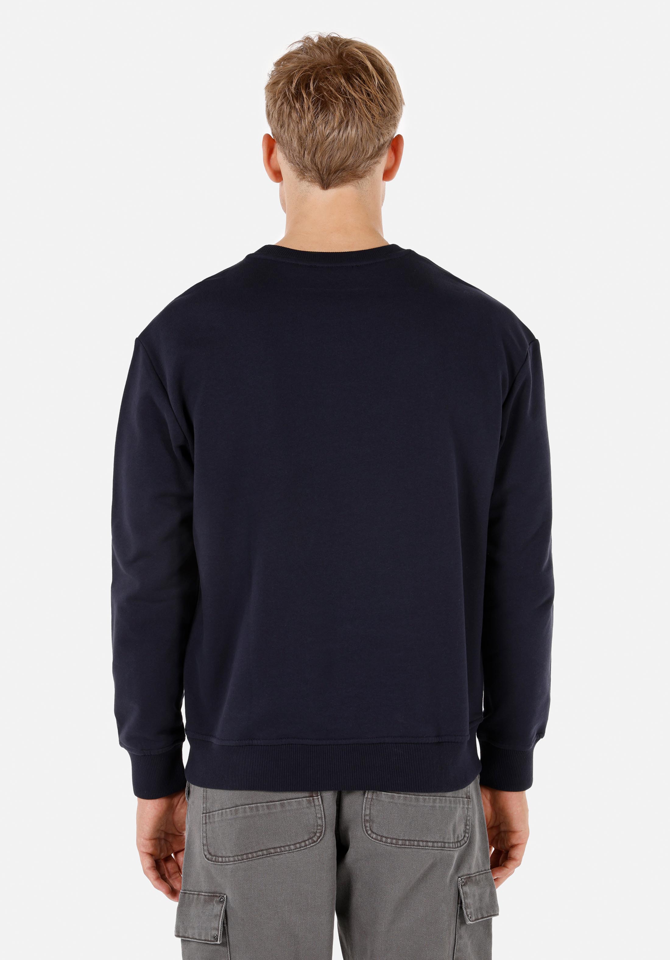 Comfort Fit   Erkek Lacivert Sweatshirt
