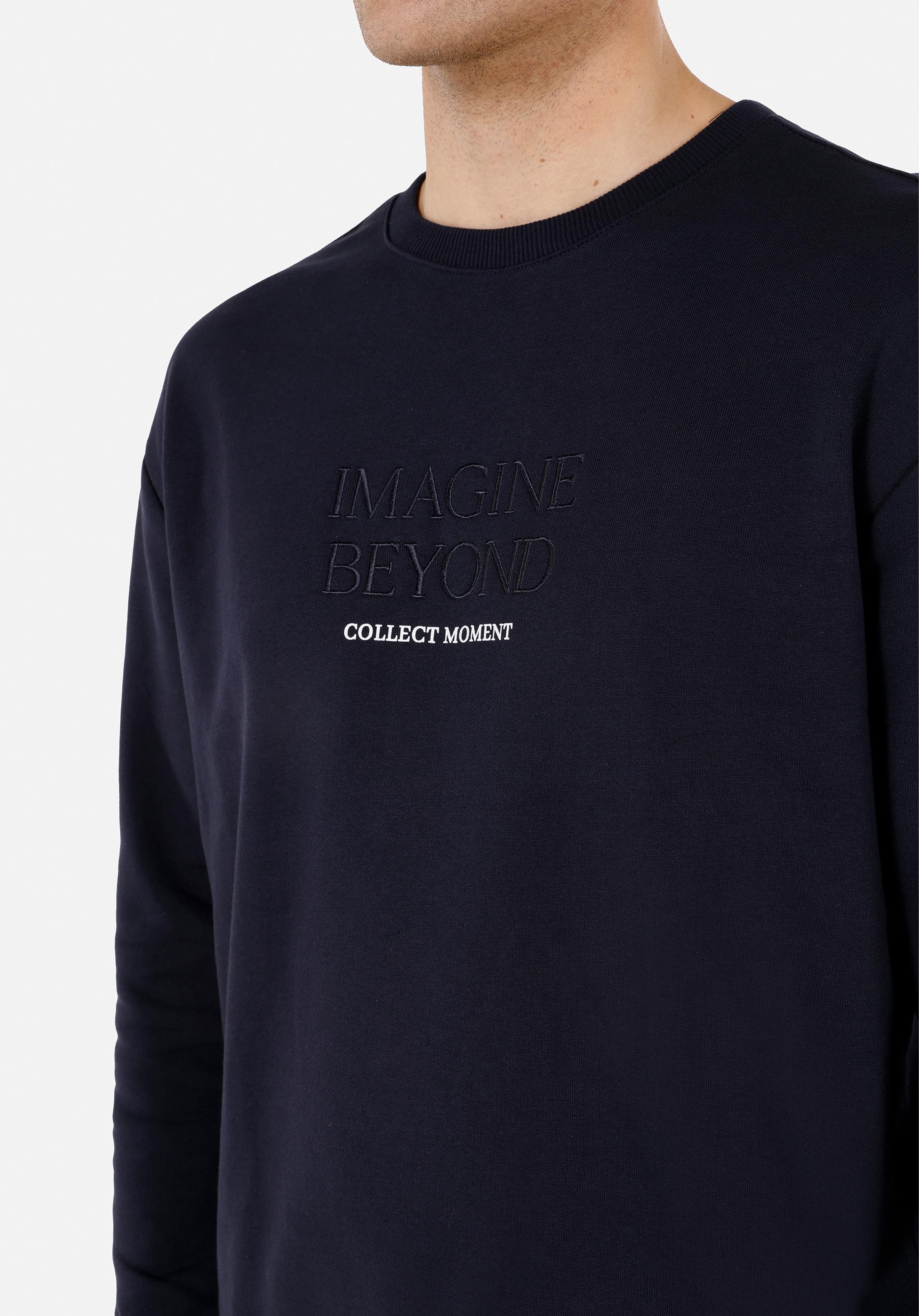 Comfort Fit   Erkek Lacivert Sweatshirt
