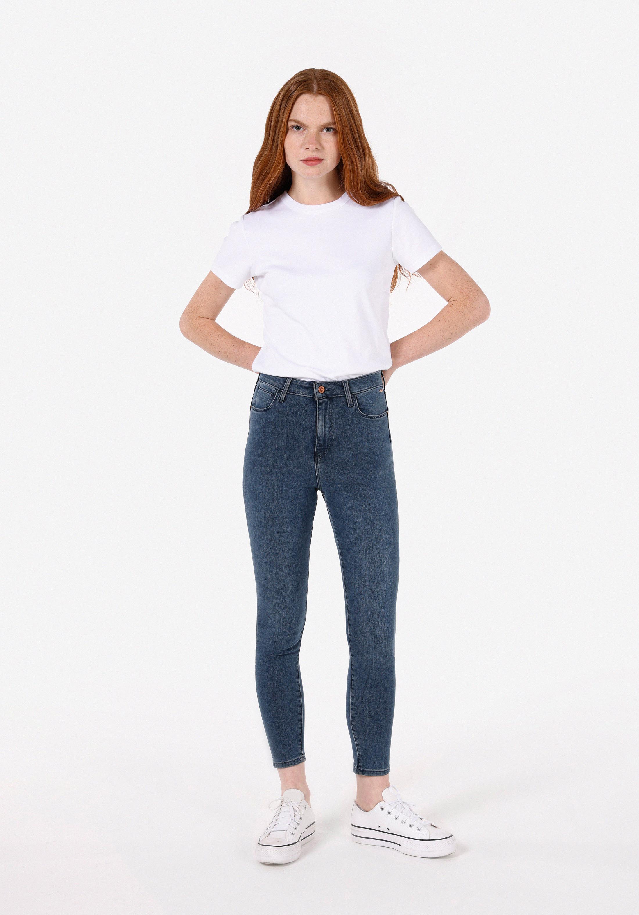 Skinny Fit   Kadın Koyu İndigo Jean Pantolon