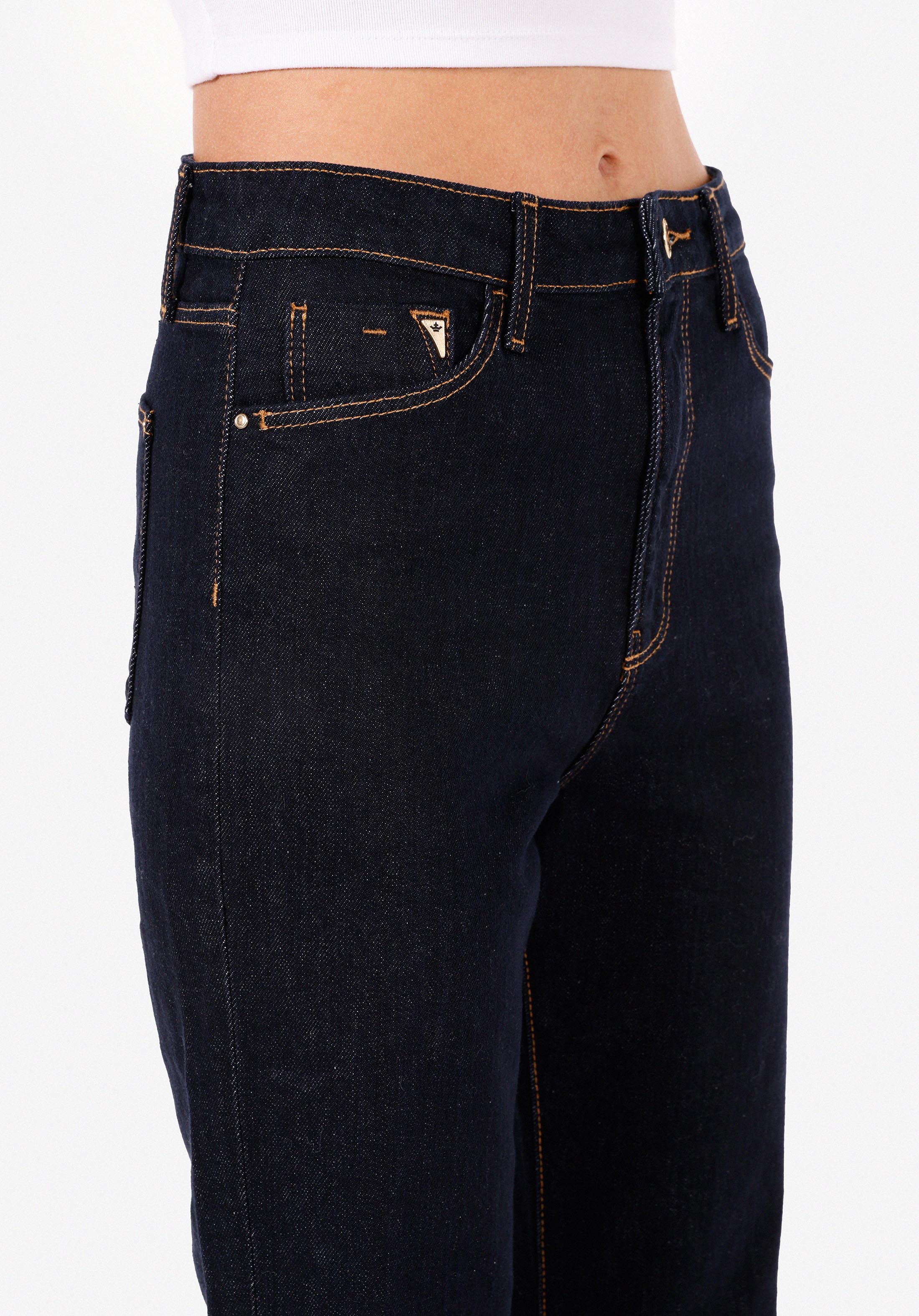 Regular Fit   Kadın İndigo Jean Pantolon
