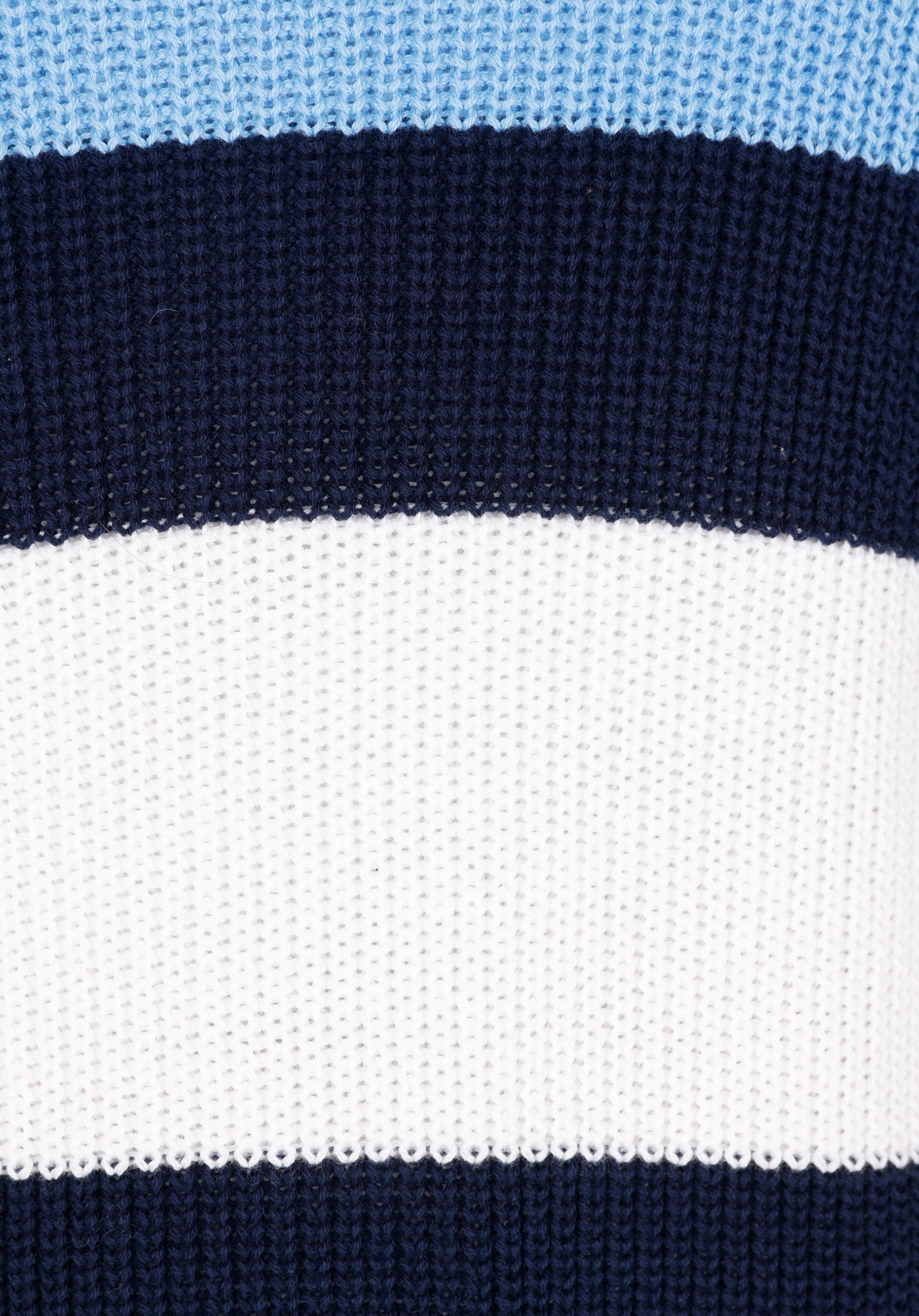 Comfort Fit Fermuarlı Çizgili Kadın Çok Renkli Kazak