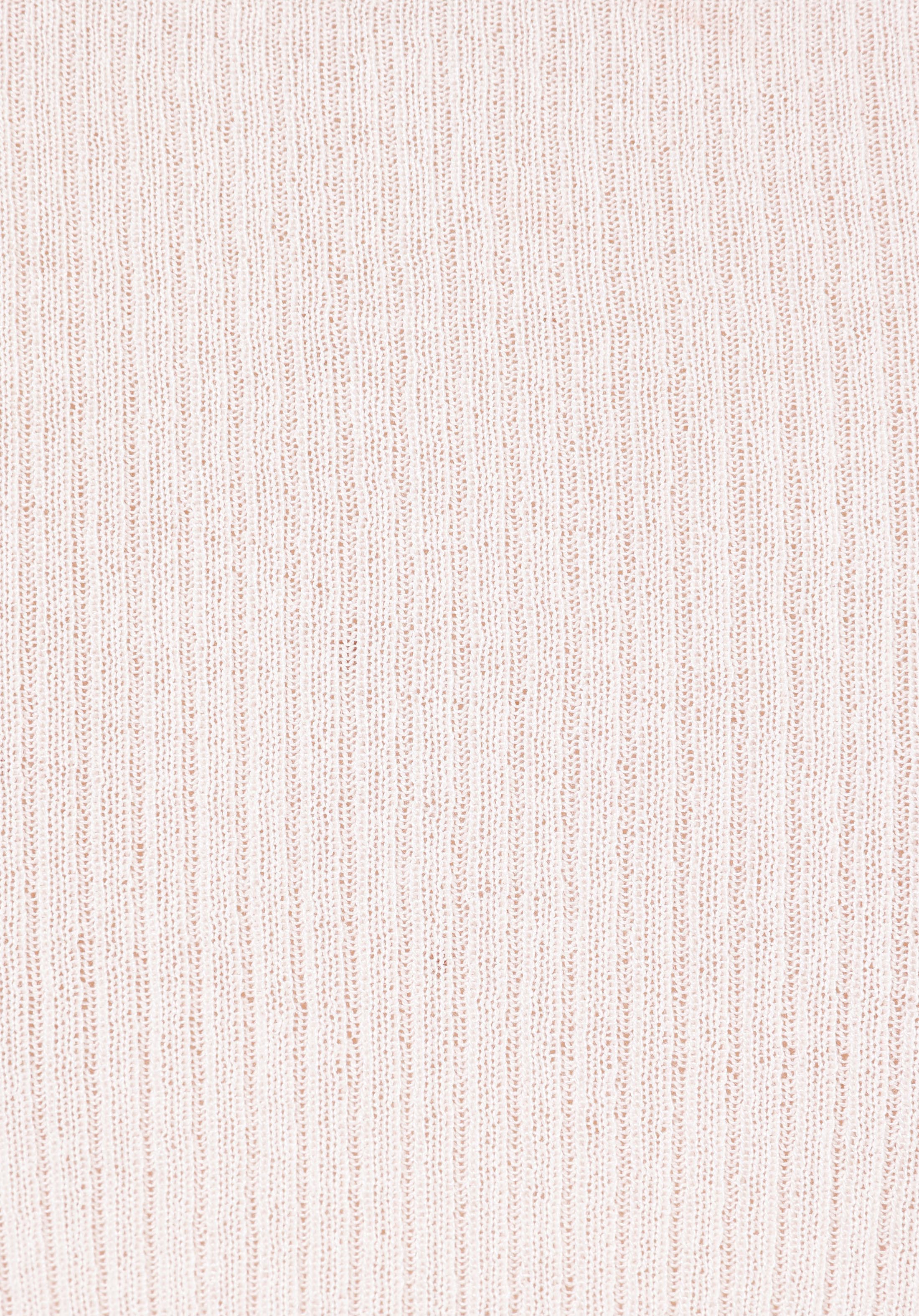 Slim Fit Polo Yaka Düz Kadın Ekru Kazak