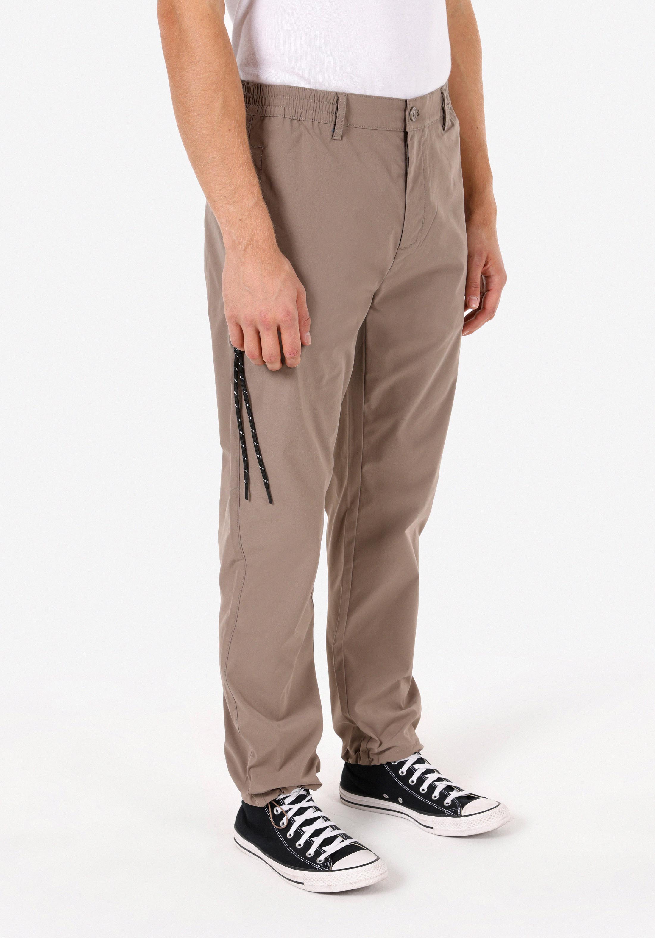 Regular Fit Orta Bel Düz Paça Erkek Bej  Pantolon