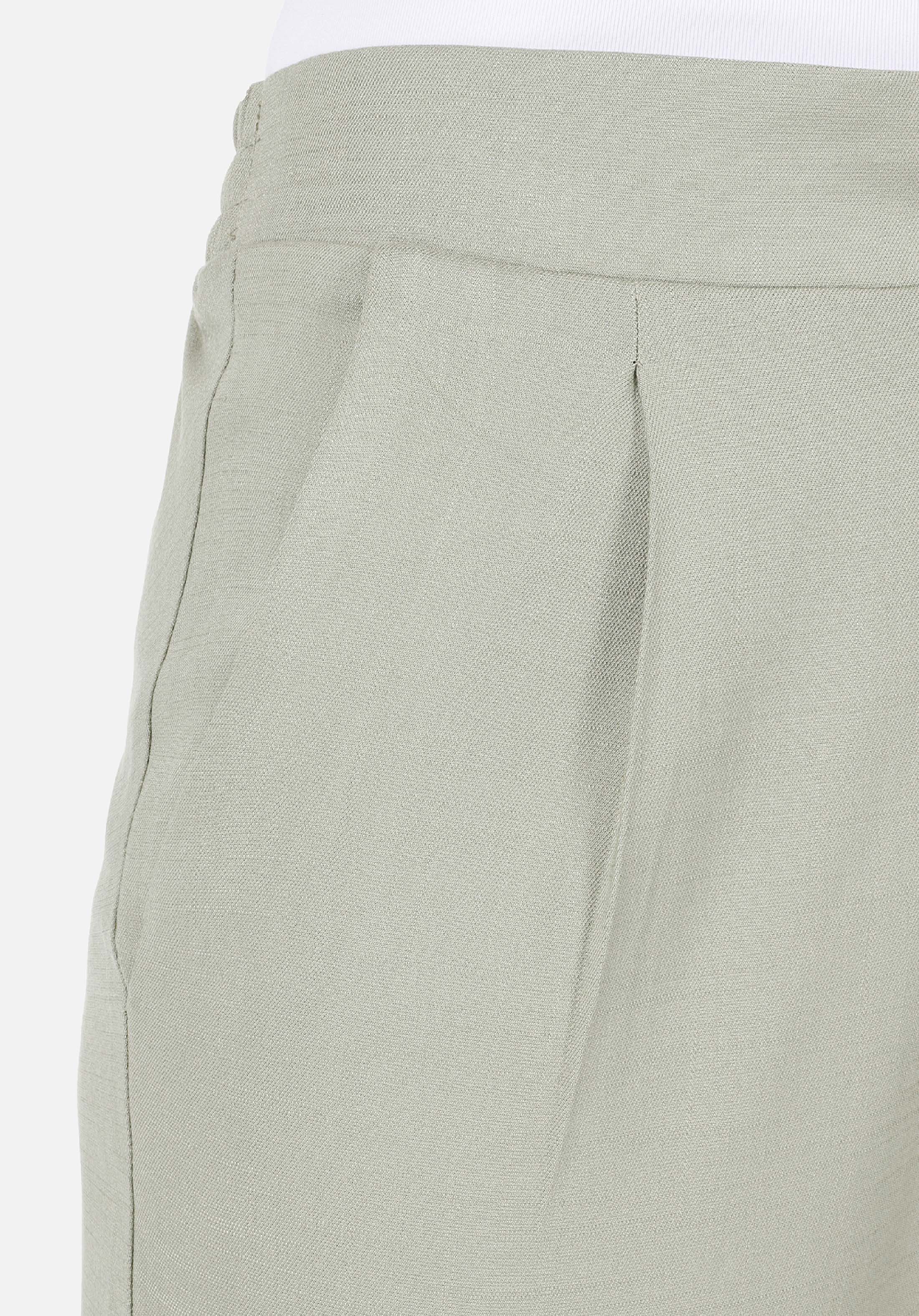 Regular Fit Düşük Bel Düz Paça Kadın Yeşil  Pantolon