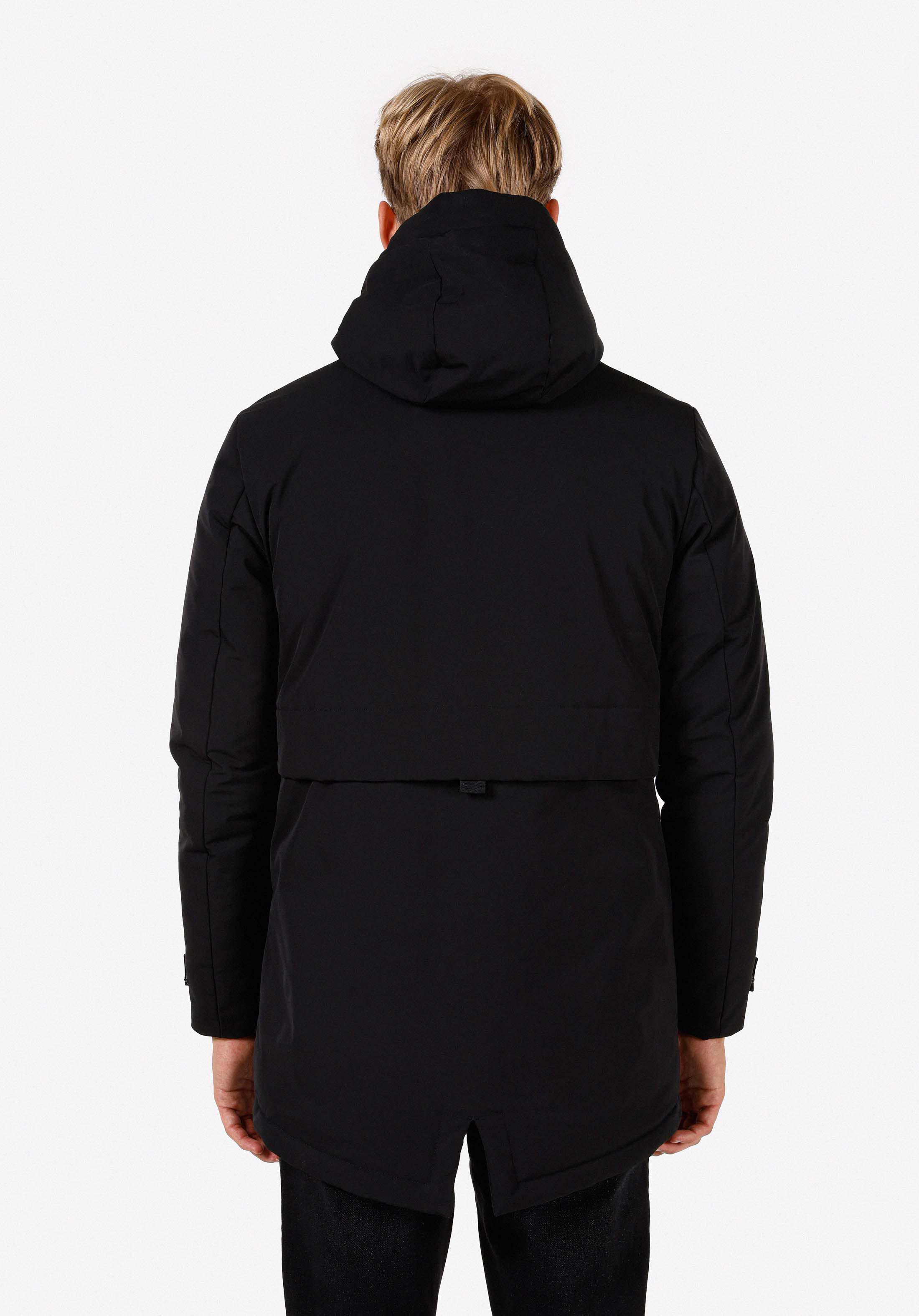 Regular Fit     Erkek Siyah Kaban