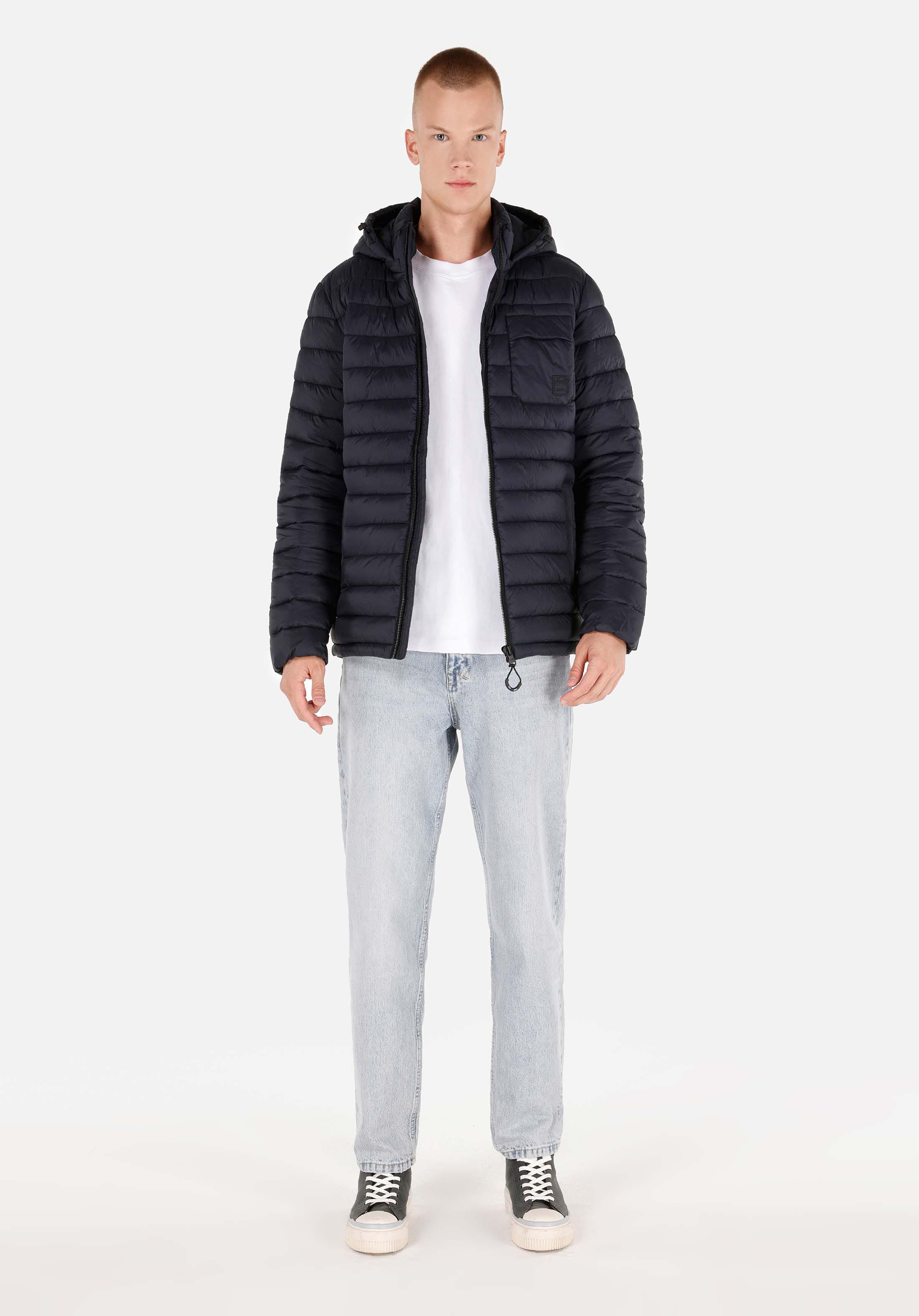 Slim Fit     Erkek Lacivert Mont