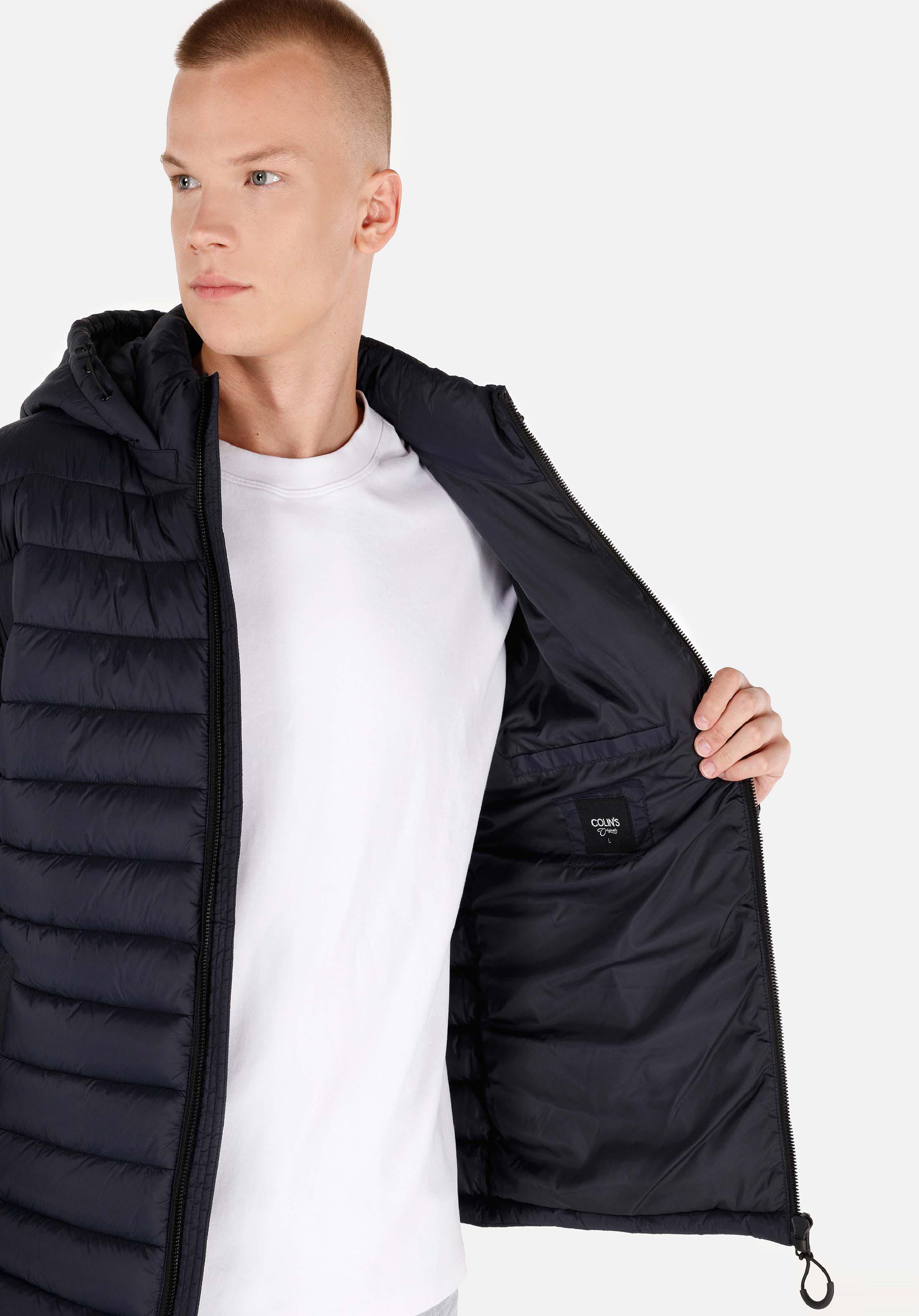 Slim Fit     Erkek Lacivert Mont