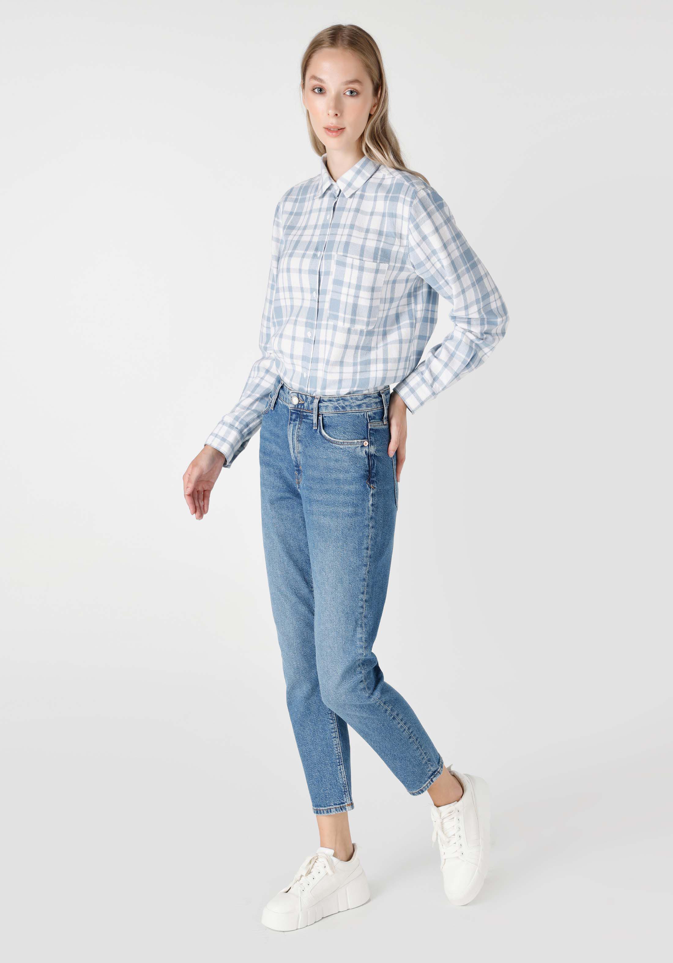 896 Maria Mom Fit Yüksek Bel Daralan Paça Jean Kadın Pantolon 896 Maria Mom Fit Yüksek Bel Daralan Paça Jean Kadın Pantolon