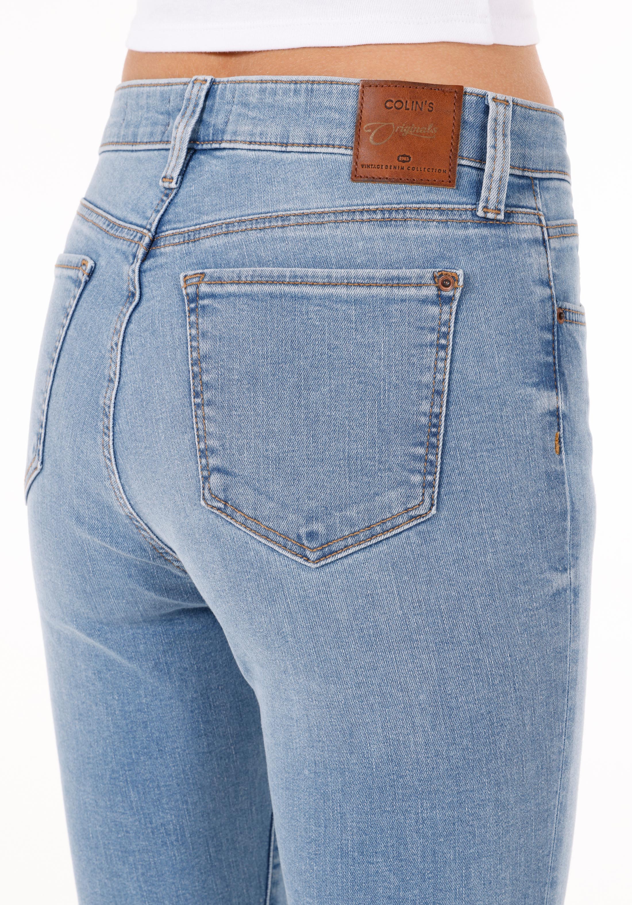 Slim Fit   Kadın İndigo Jean Pantolon