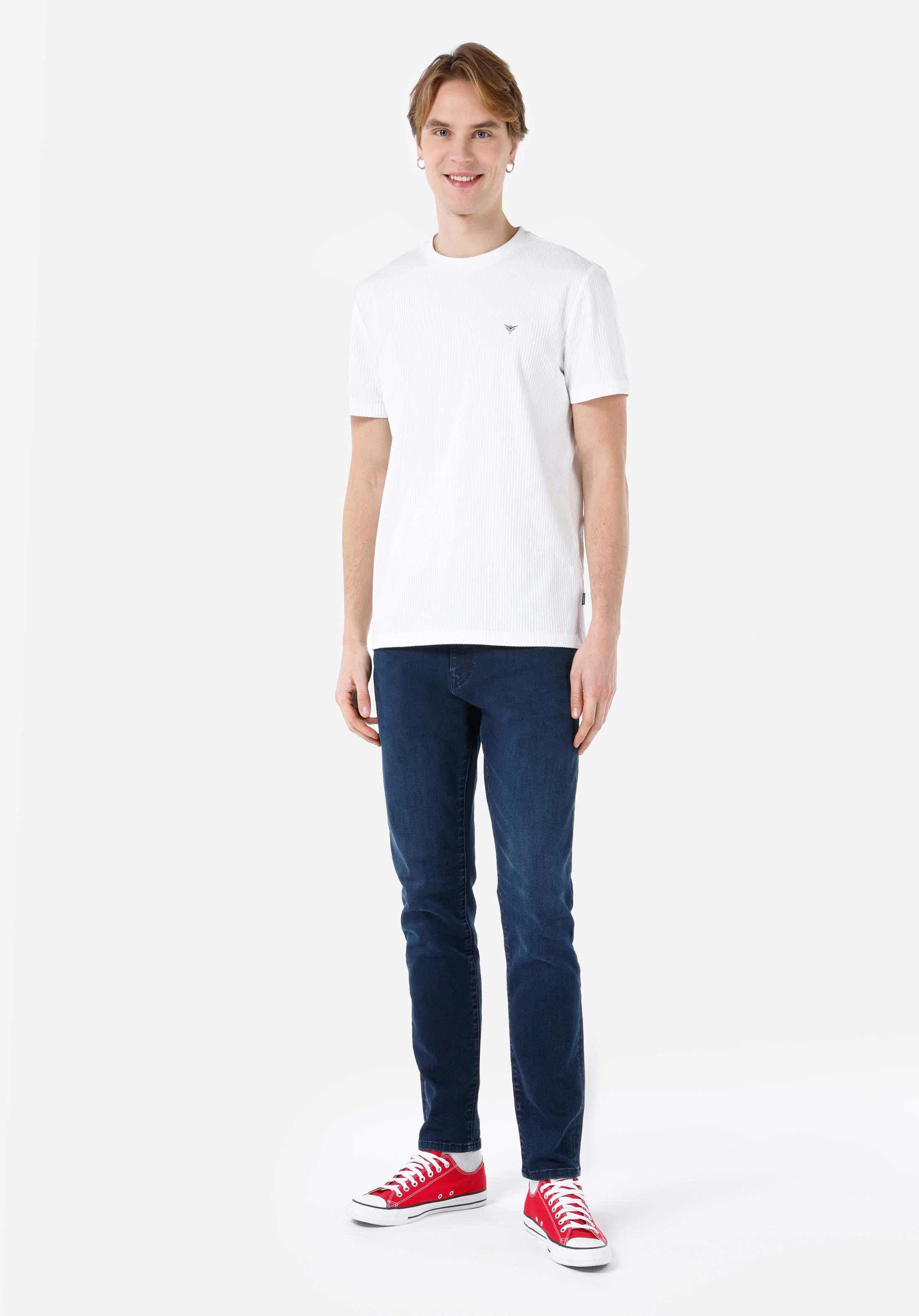 Slim Fit Düşük Bel Dar Paça Erkek İndigo Jean Pantolon