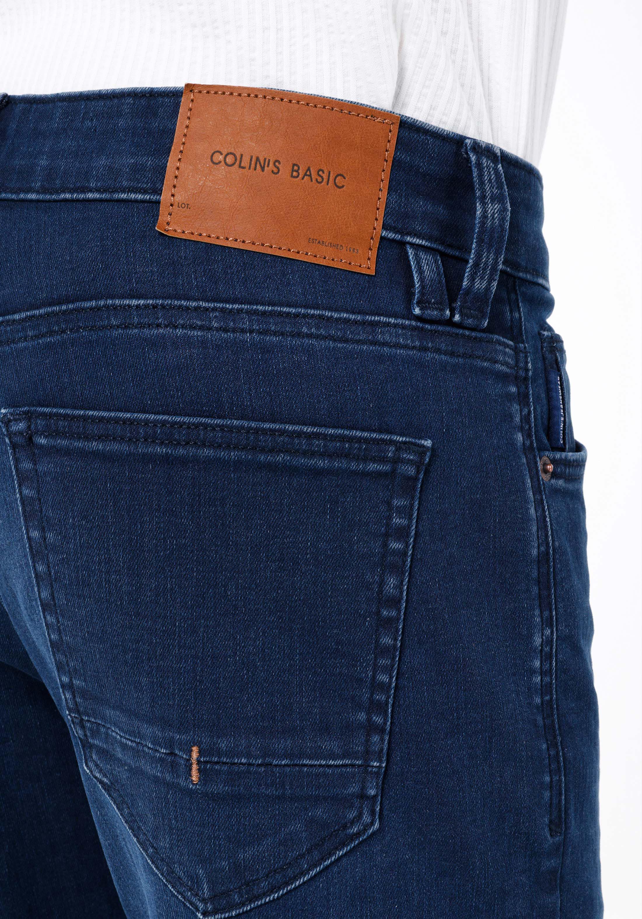 Slim Fit Düşük Bel Dar Paça Erkek İndigo Jean Pantolon