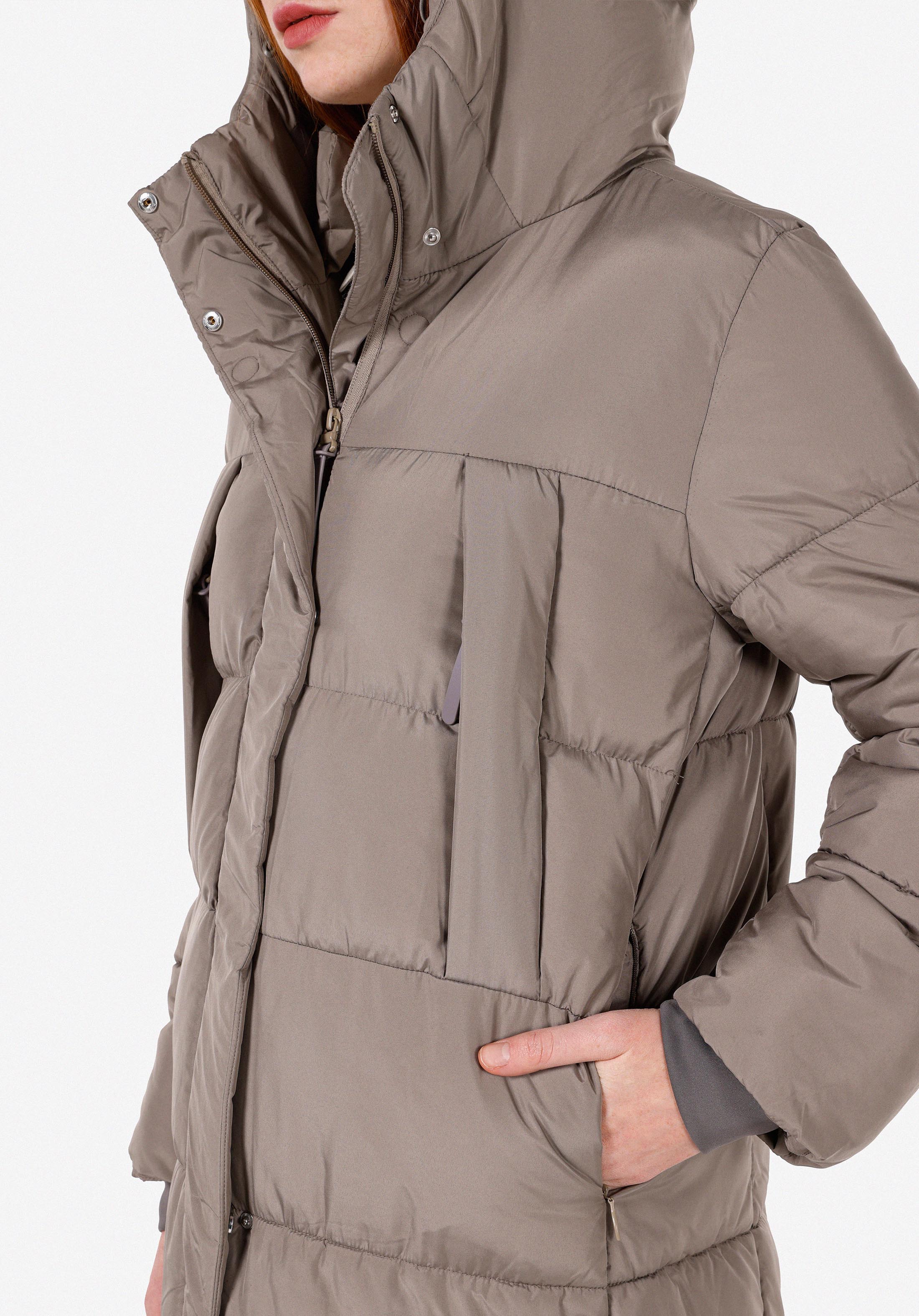 Regular Fit High Neck    Kadın  Kaban