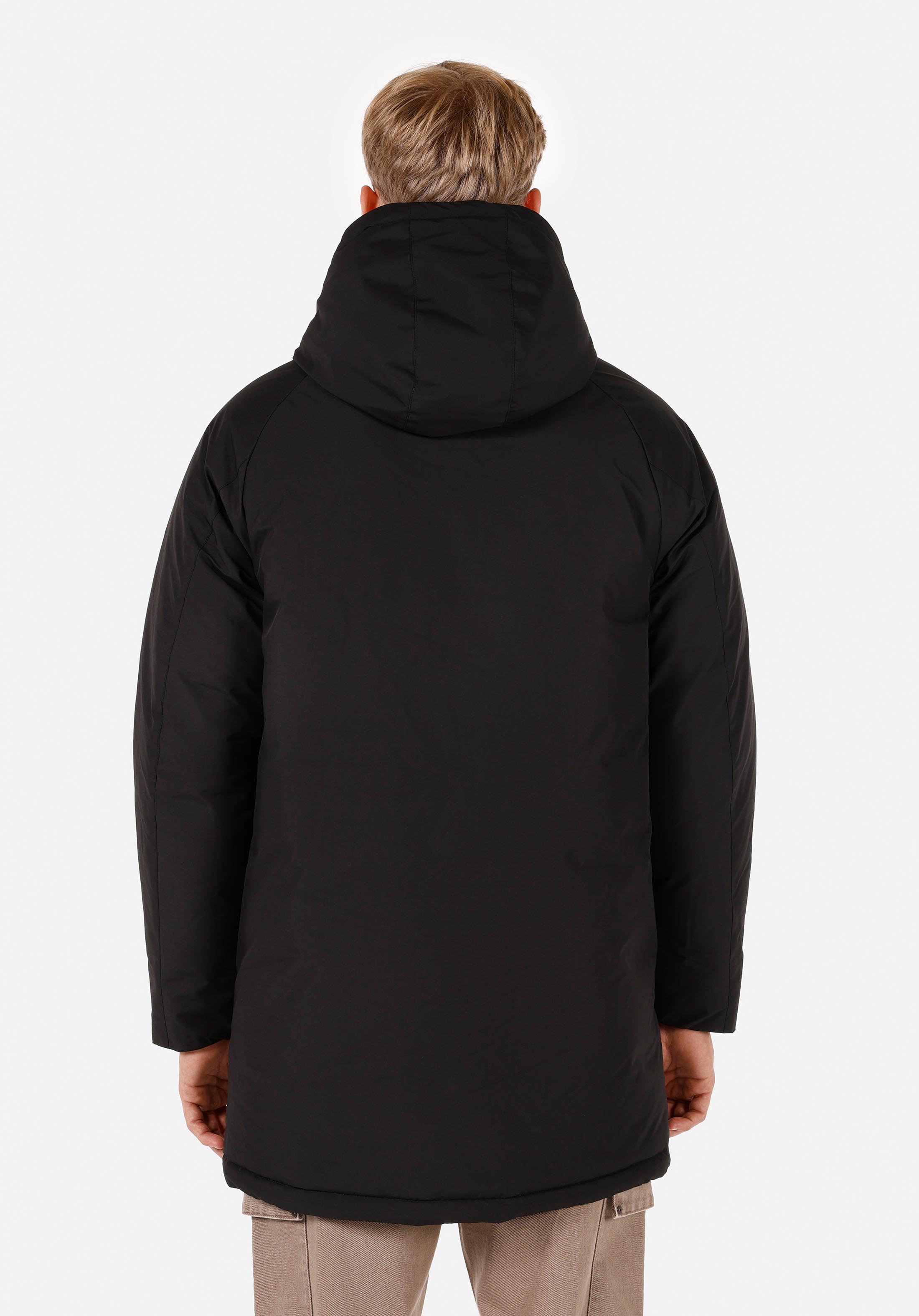 Regular Fit     Erkek Siyah Kaban