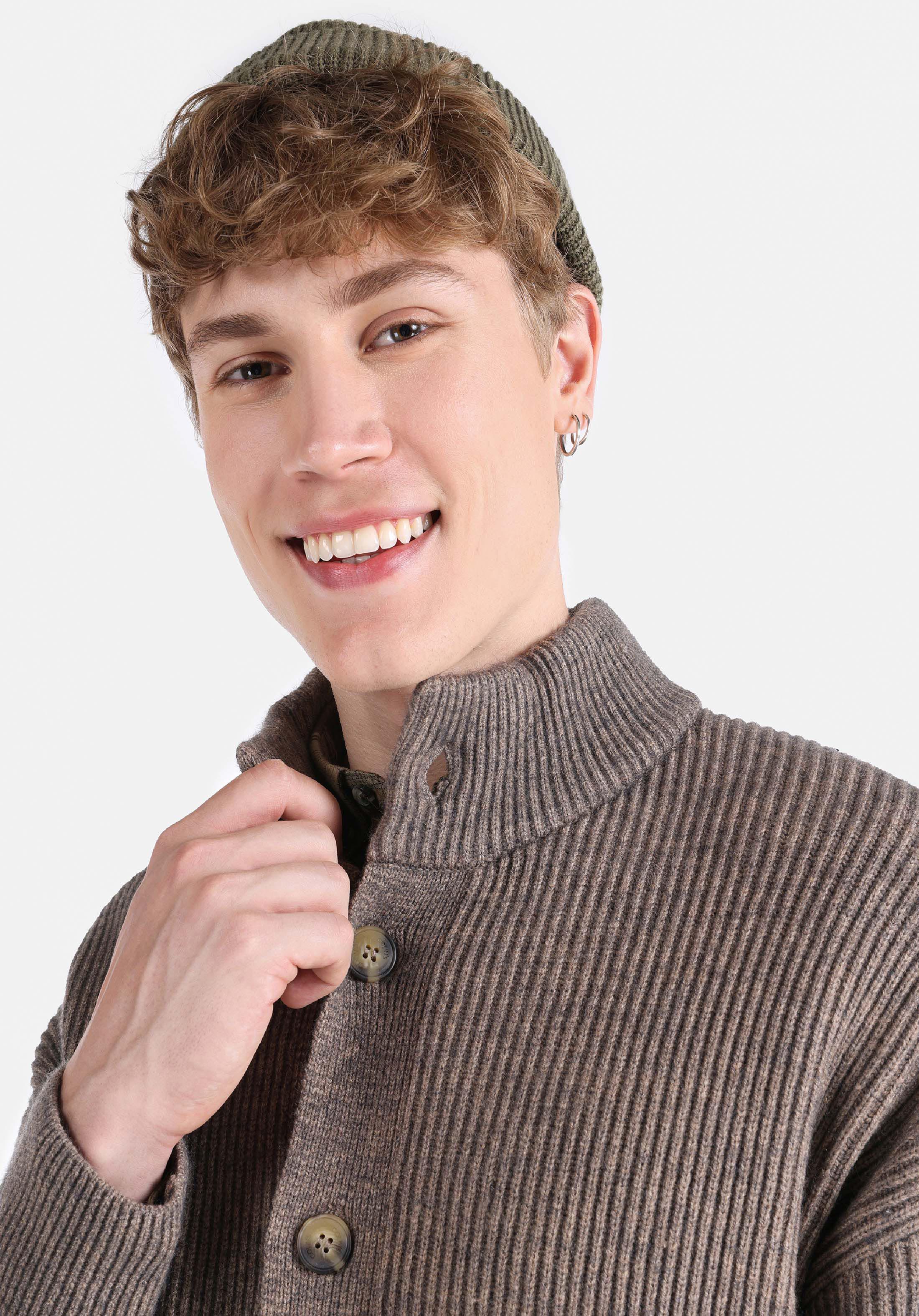 Comfort Fit   Erkek Kahverengi Hırka