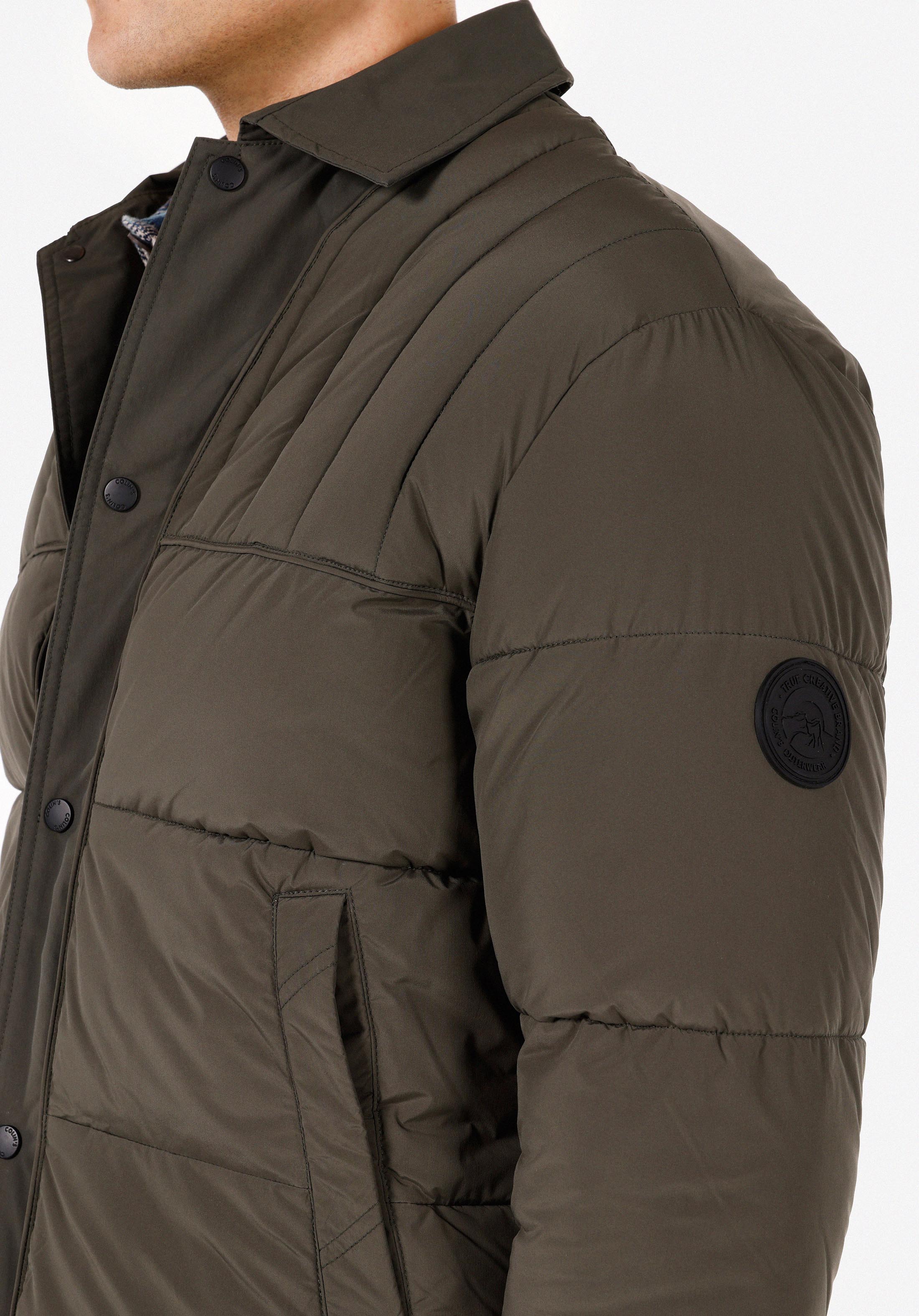 Slim Fit     Erkek Yeşil Mont