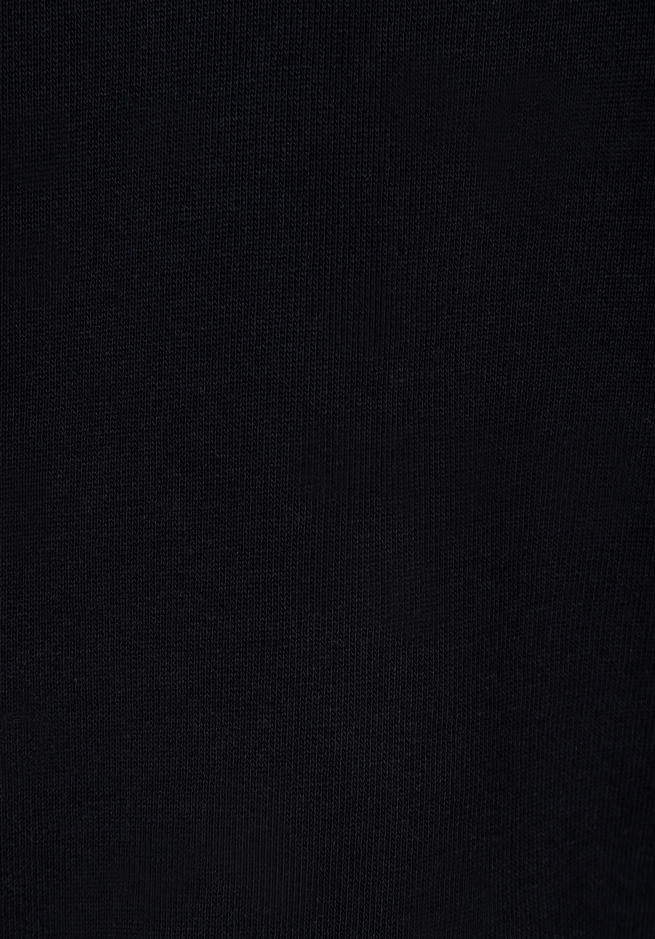 Regular Fit Kapüşonlu Nakışlı Kadın Siyah Sweatshirt