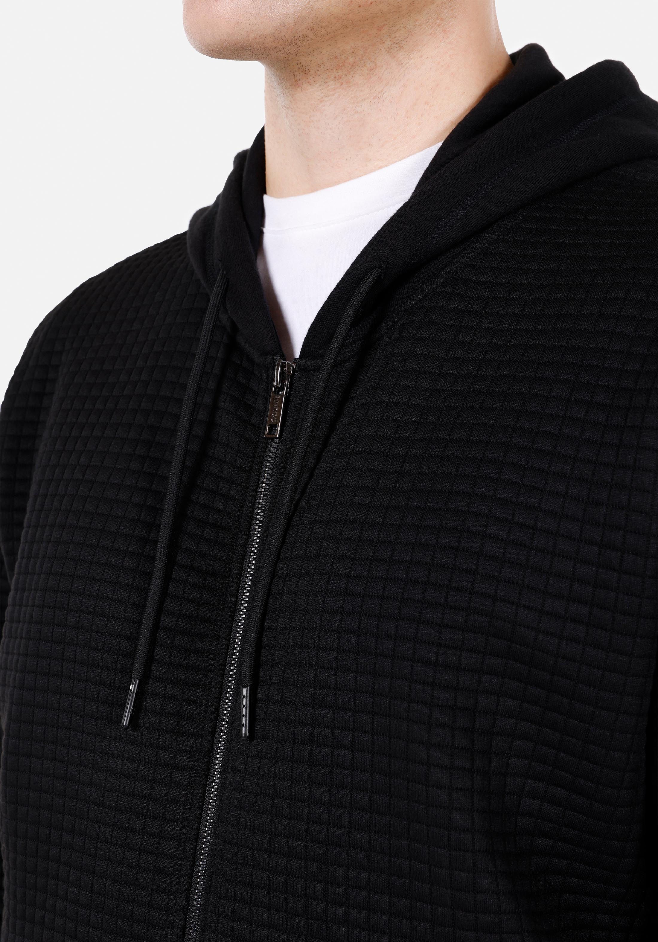 Comfort Fit   Erkek Siyah Sweatshirt