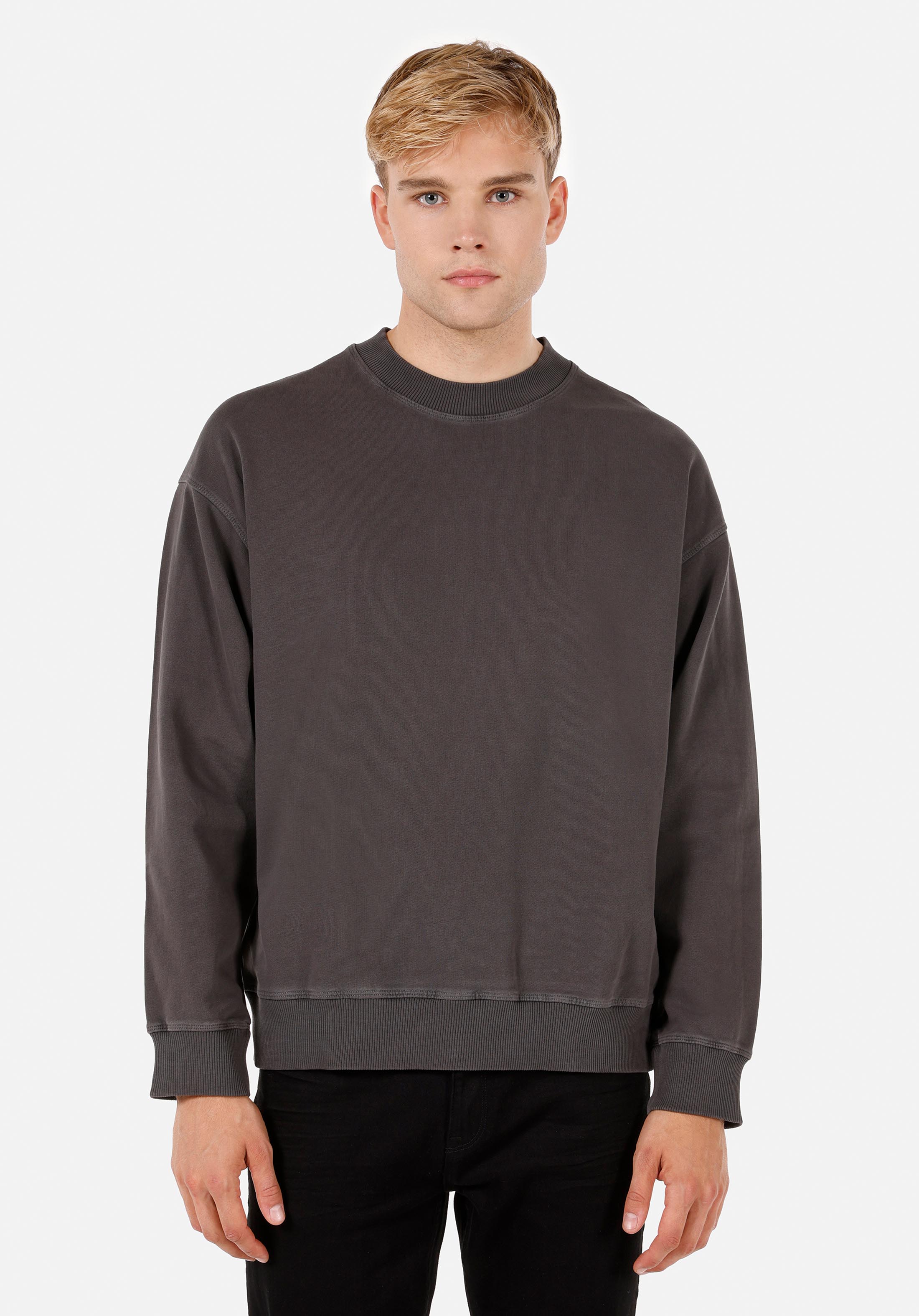 Oversize Fit   Erkek Antrasit Sweatshirt