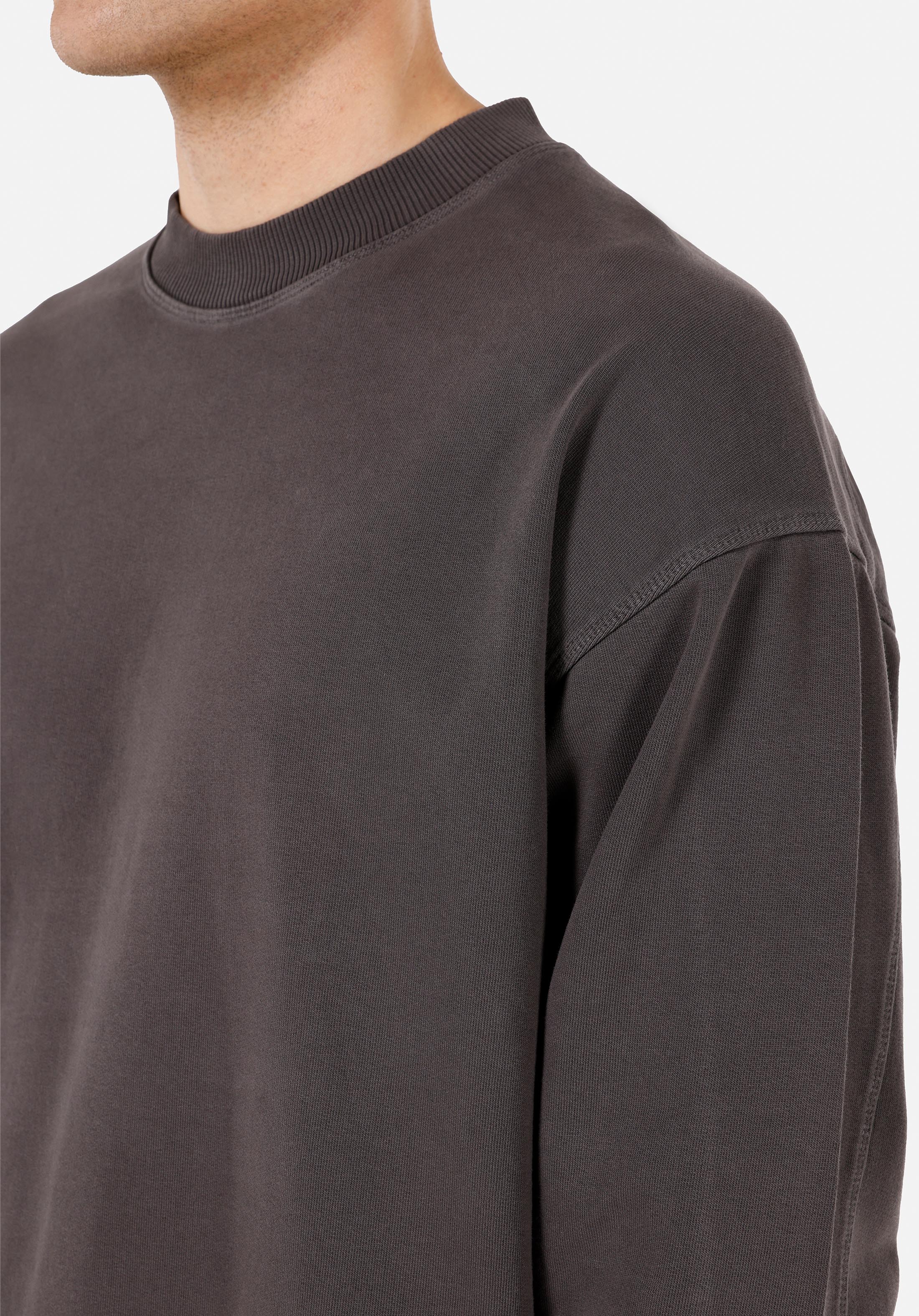 Oversize Fit   Erkek Antrasit Sweatshirt