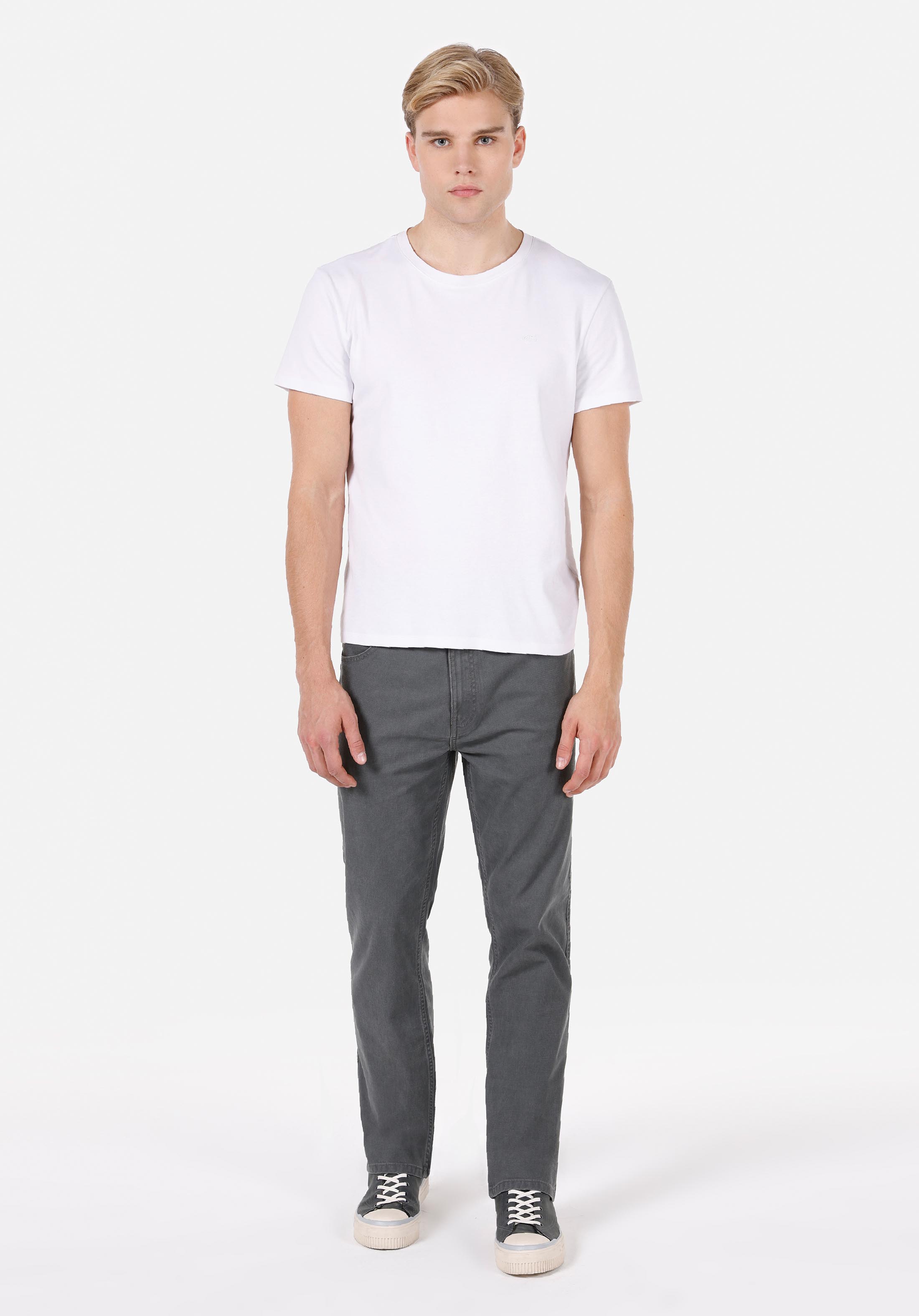 Regular Fit Orta Bel Uzun Paça Erkek Antrasit  Pantolon