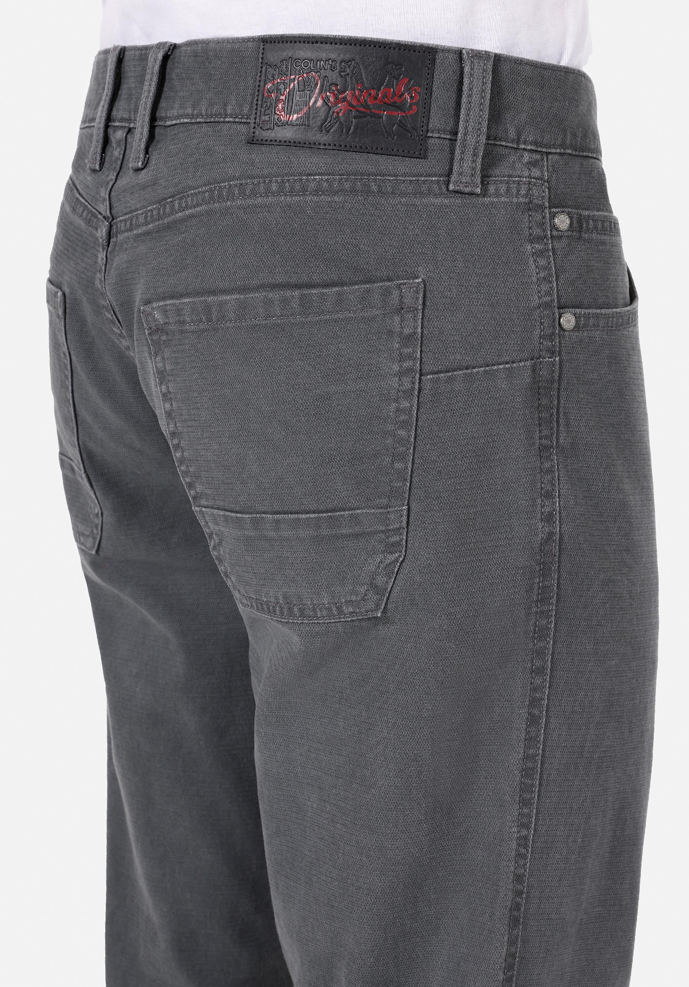 Regular Fit Orta Bel Uzun Paça Erkek Antrasit  Pantolon