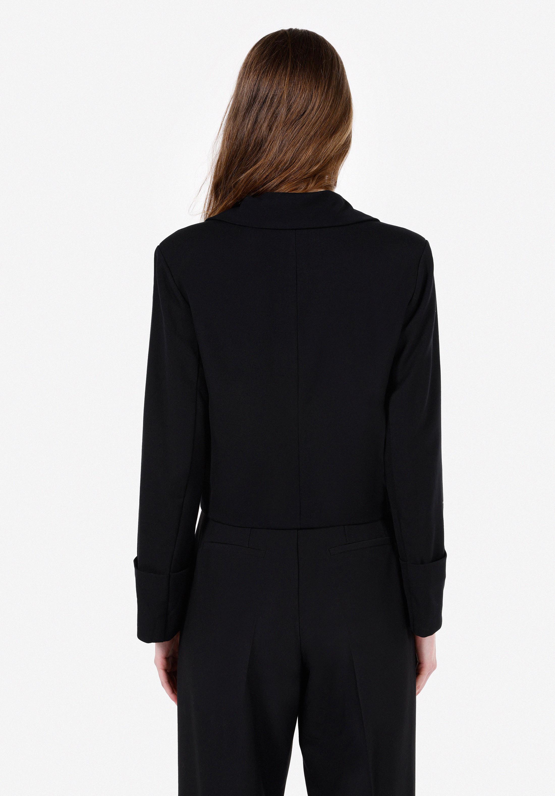 Regular Fit    Kadın Siyah Ceket