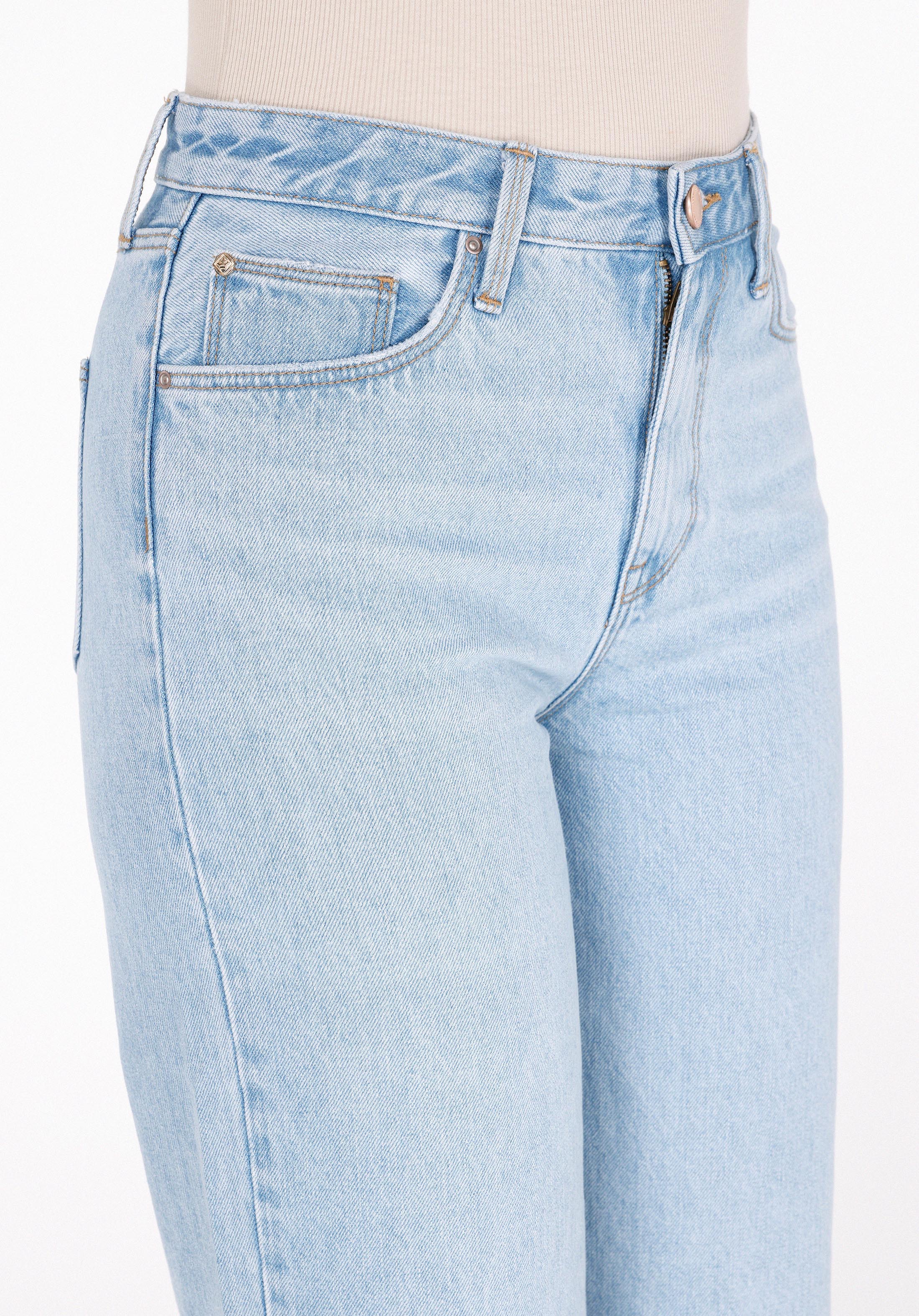 Regular Fit   Kadın İndigo Jean Pantolon