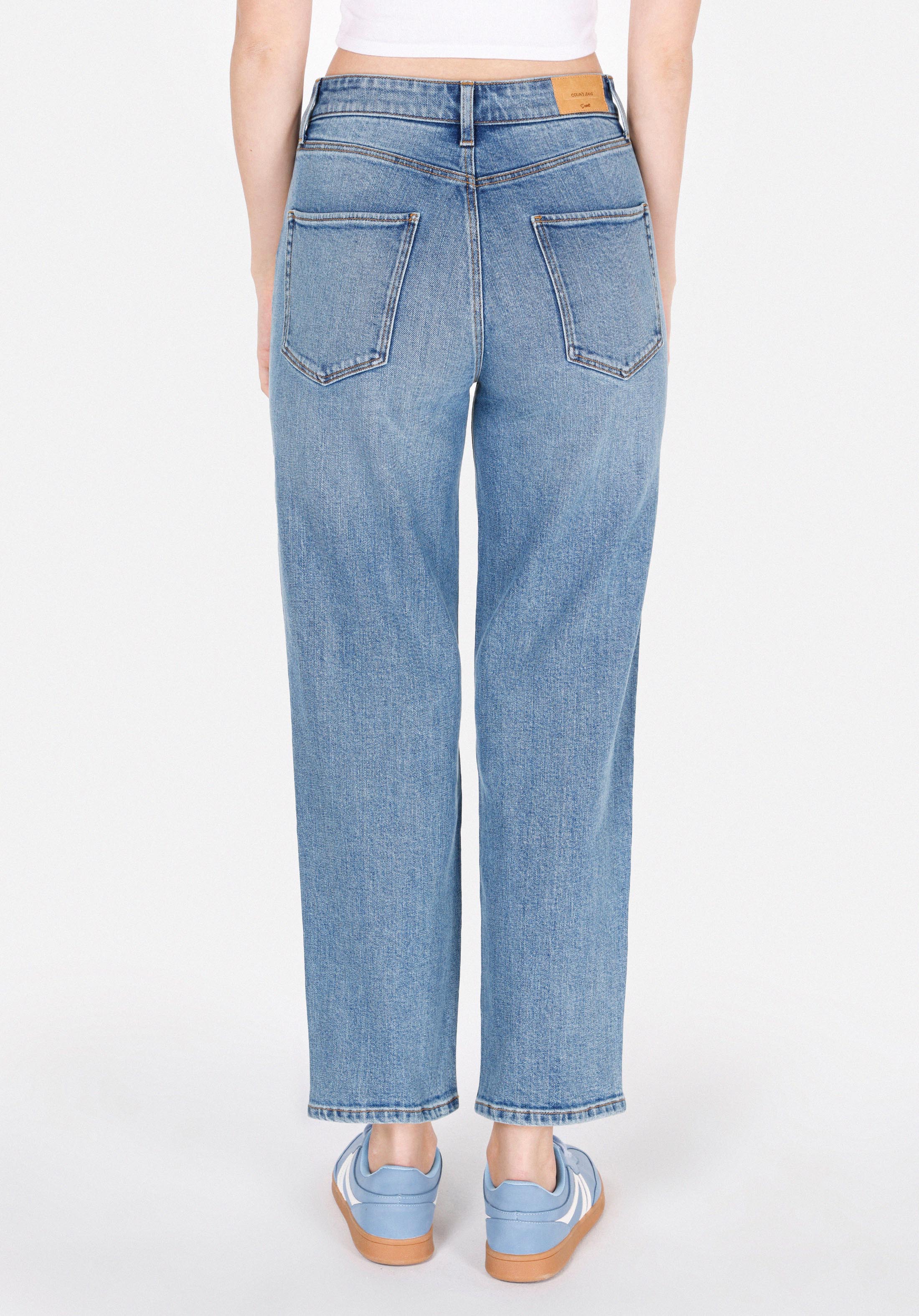 Straight Fit   Kadın İndigo Jean Pantolon