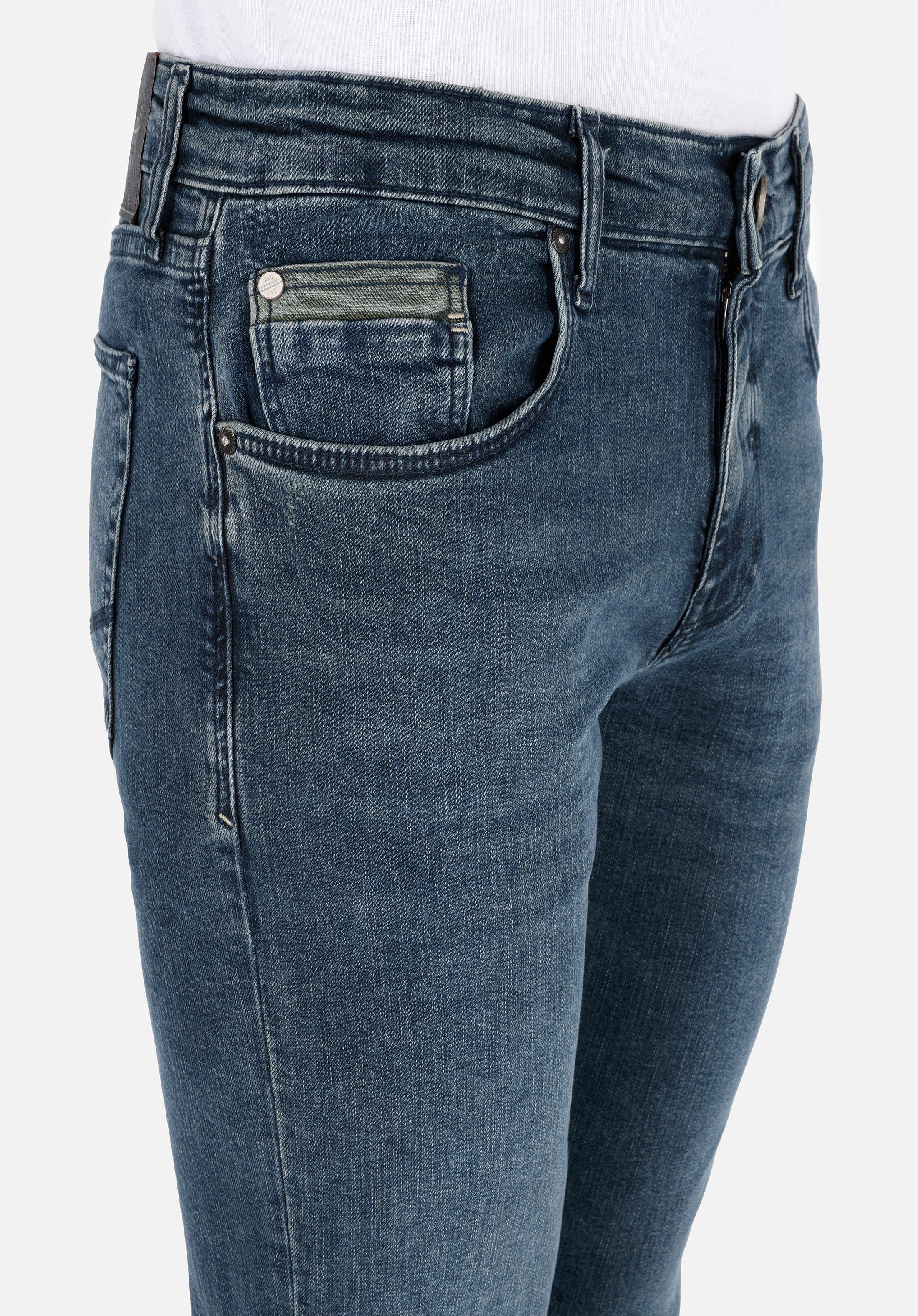 Slim Fit   Erkek İndigo Jean Pantolon