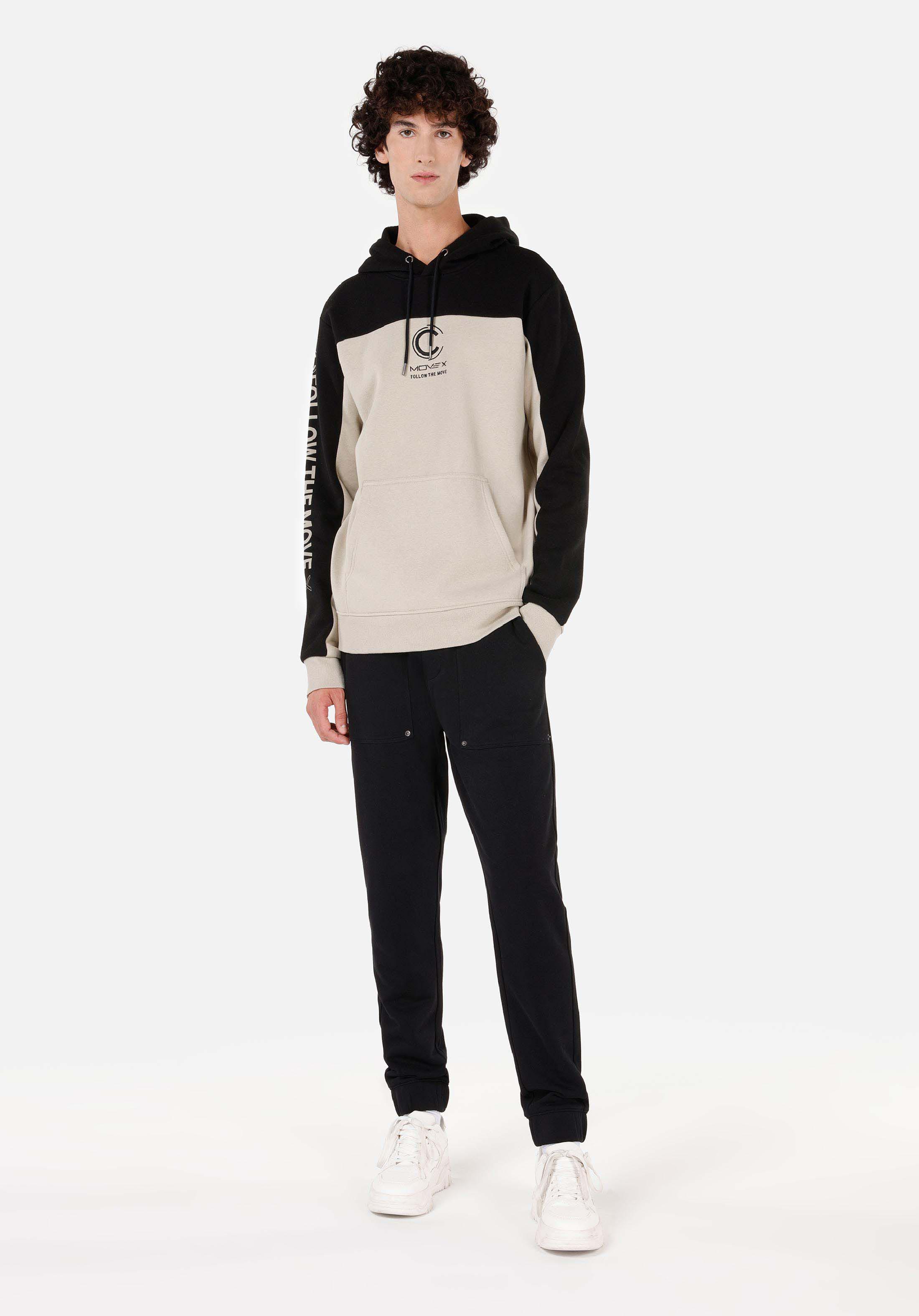 Regular Fit   Erkek Siyah Sweatshirt