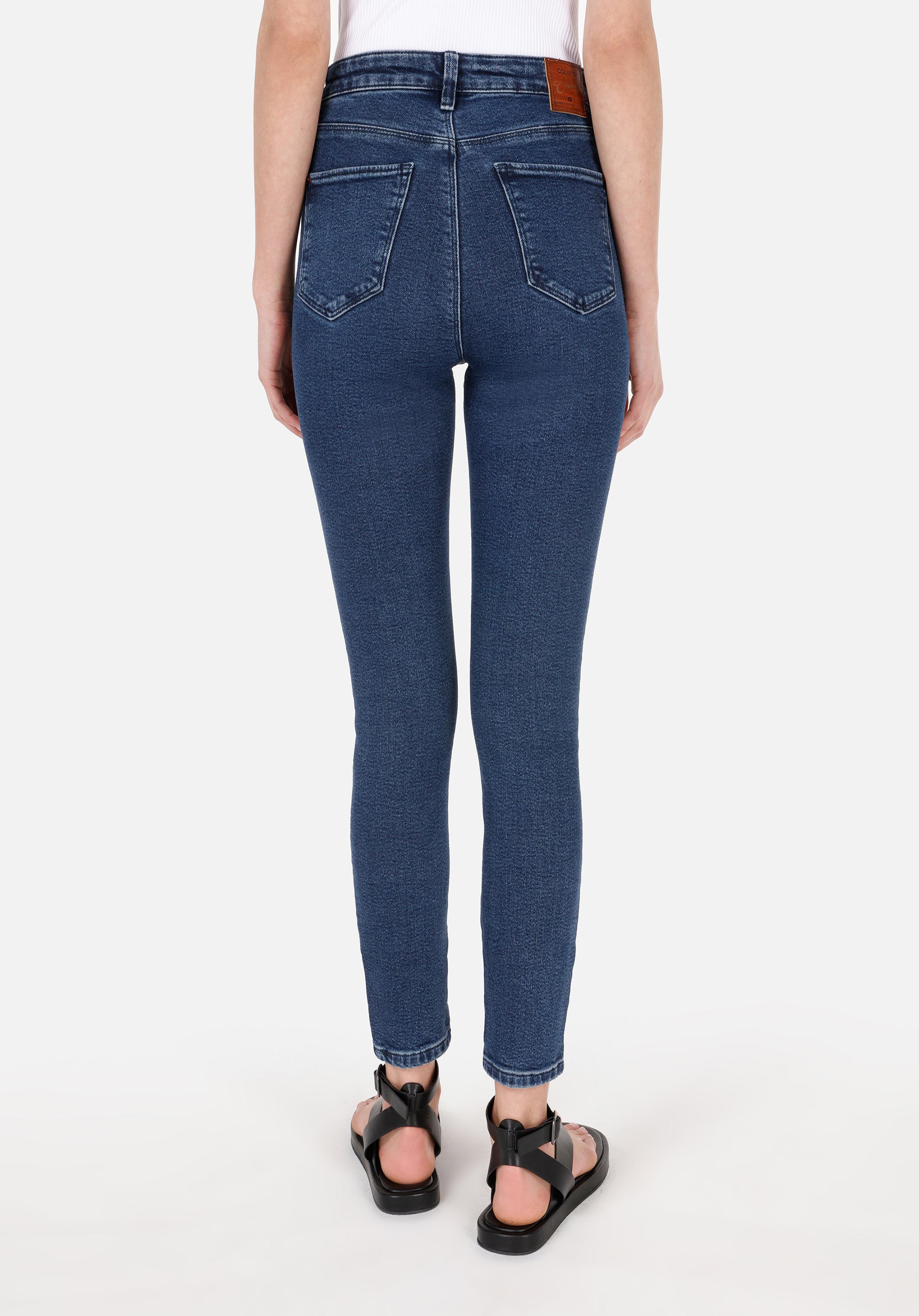 Skinny Fit   Kadın İndigo Jean Pantolon