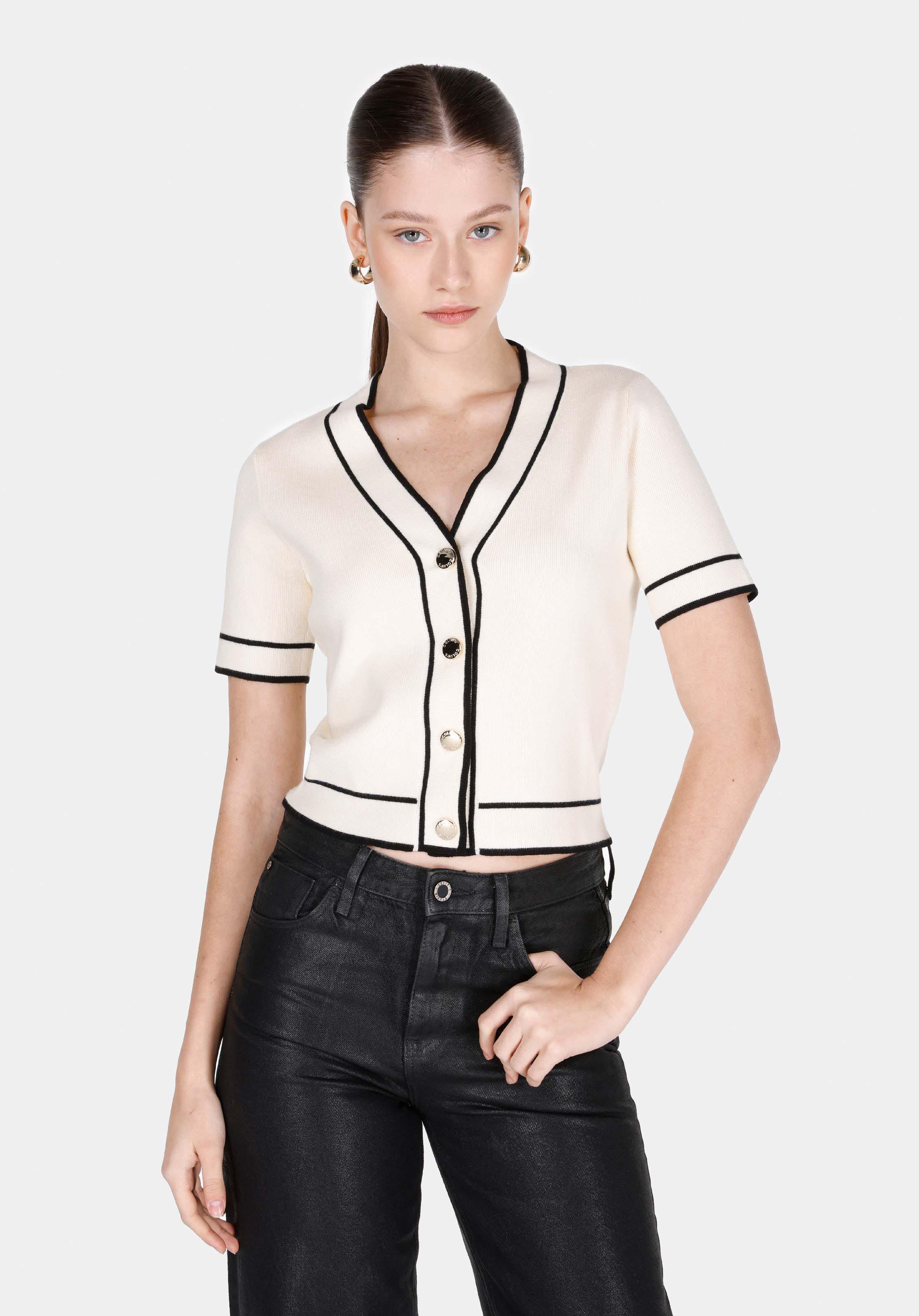 Slim Fit   Kadın Ekru Hırka