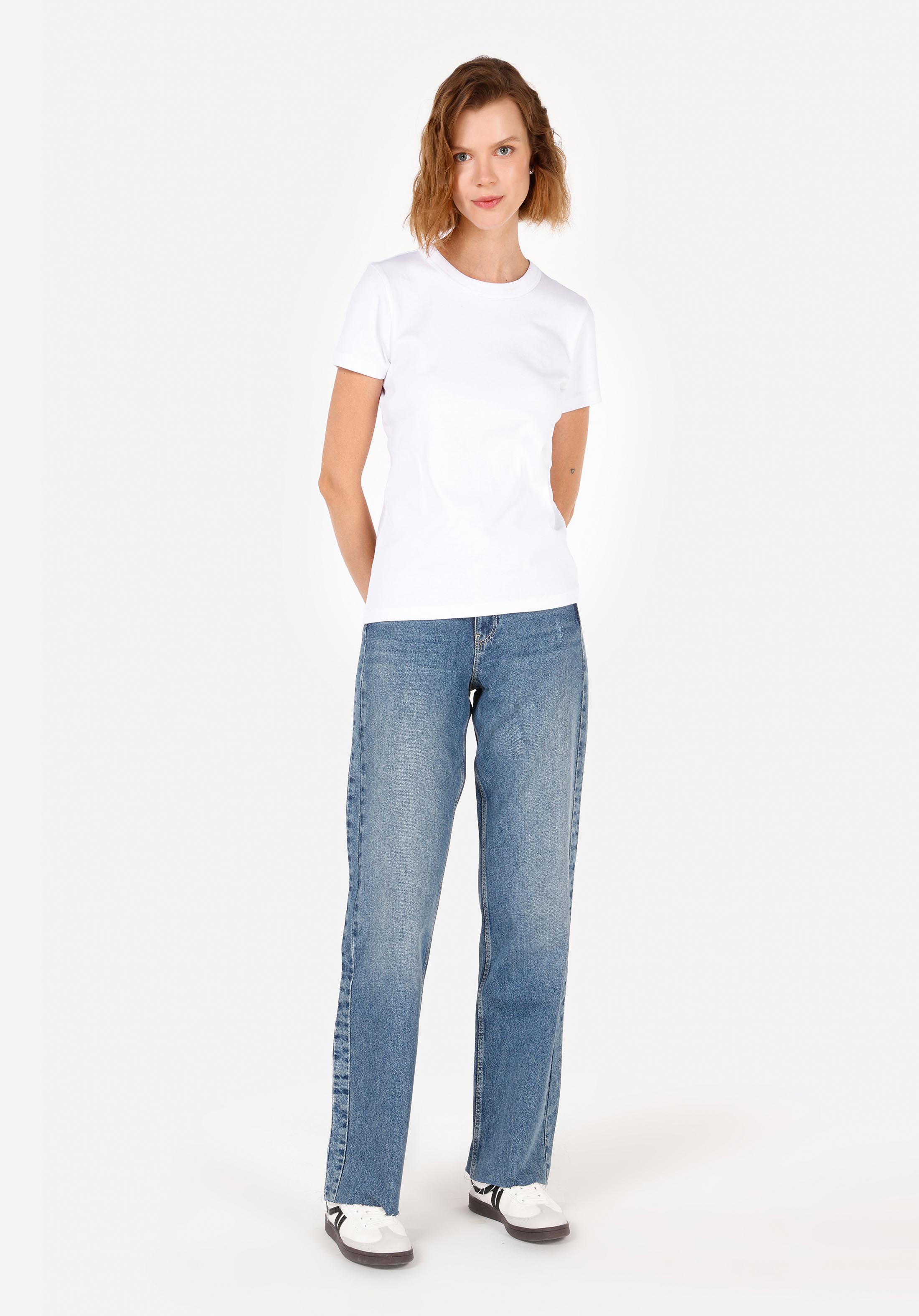 Straight Fit   Kadın Denim Jean Pantolon