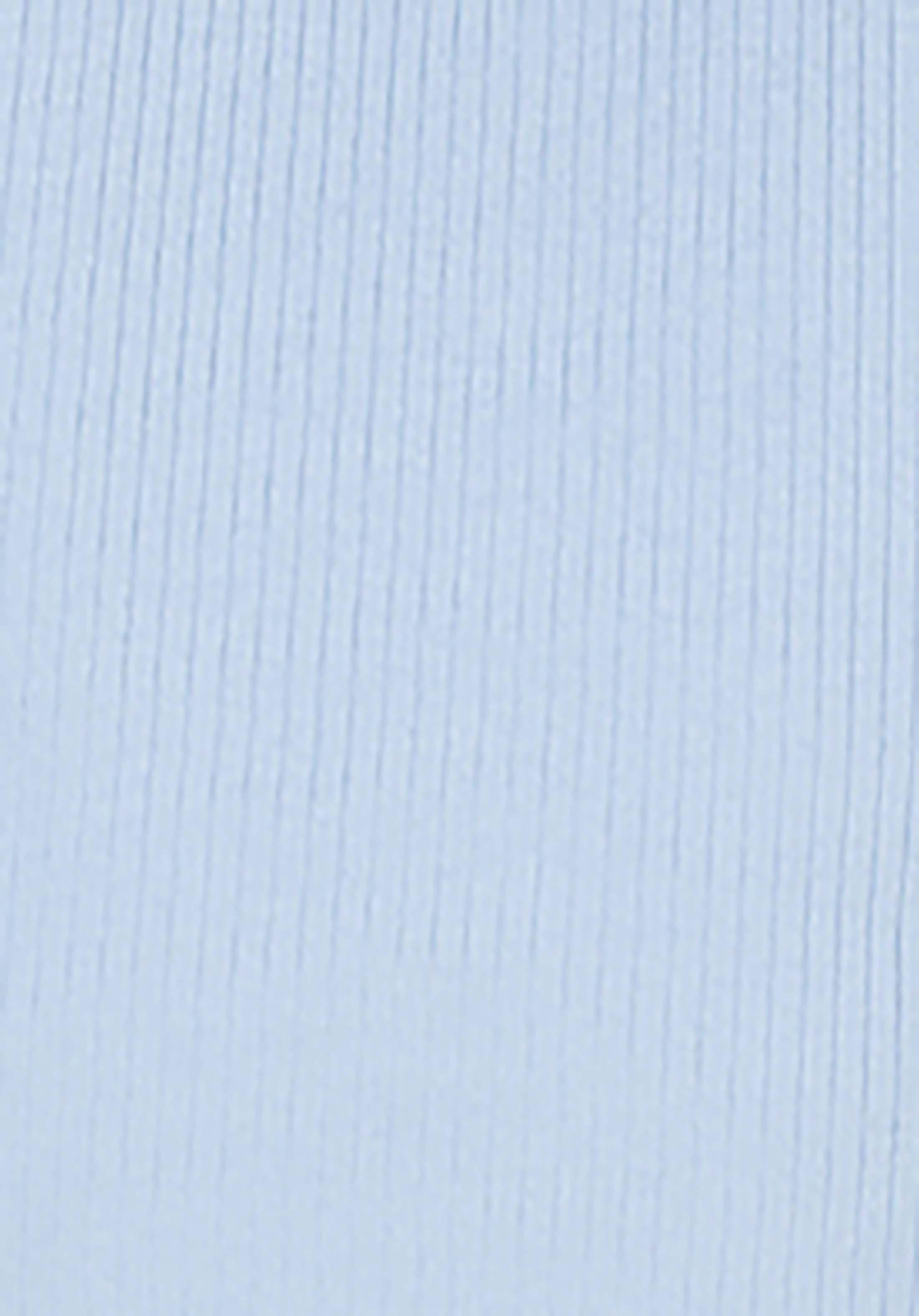 Slim Fit Polo Yaka Düz Kadın Mavi Kısa Kol Tişört