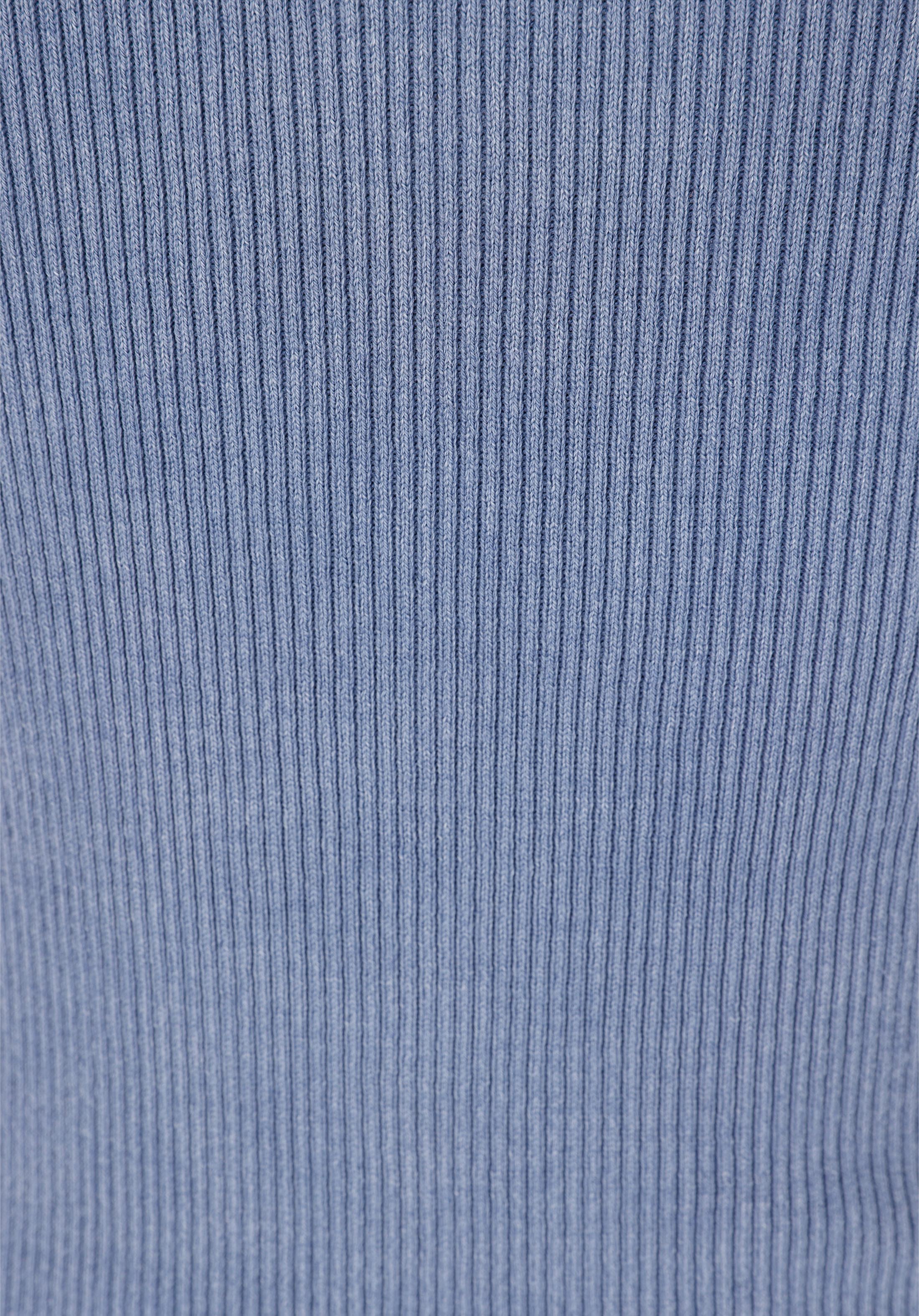 Slim Fit Düz Kadın Mavi Askılı Elbise