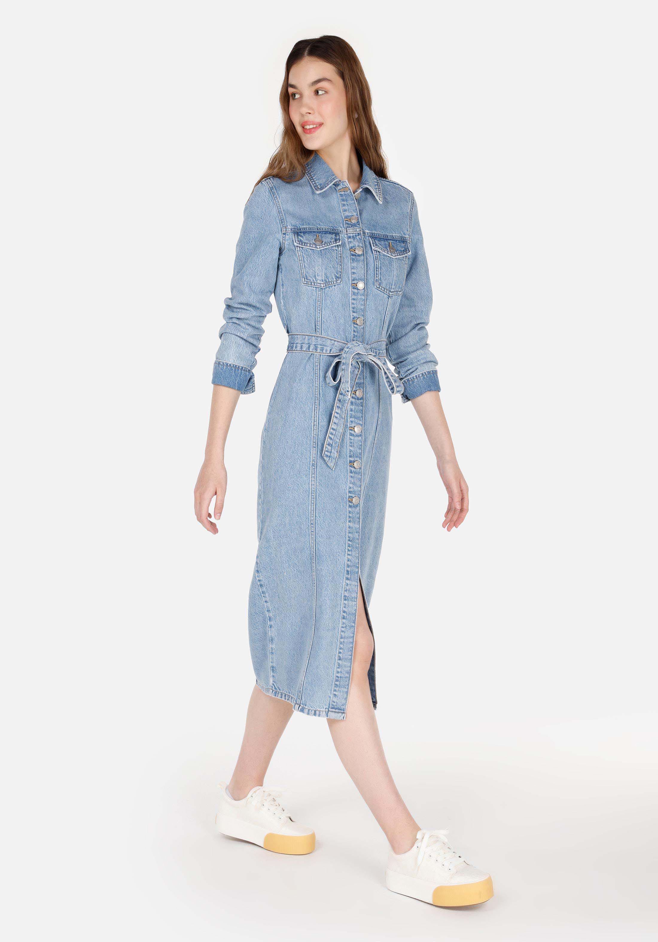 Slim Fit  Kadın  Uzun Kol Elbise