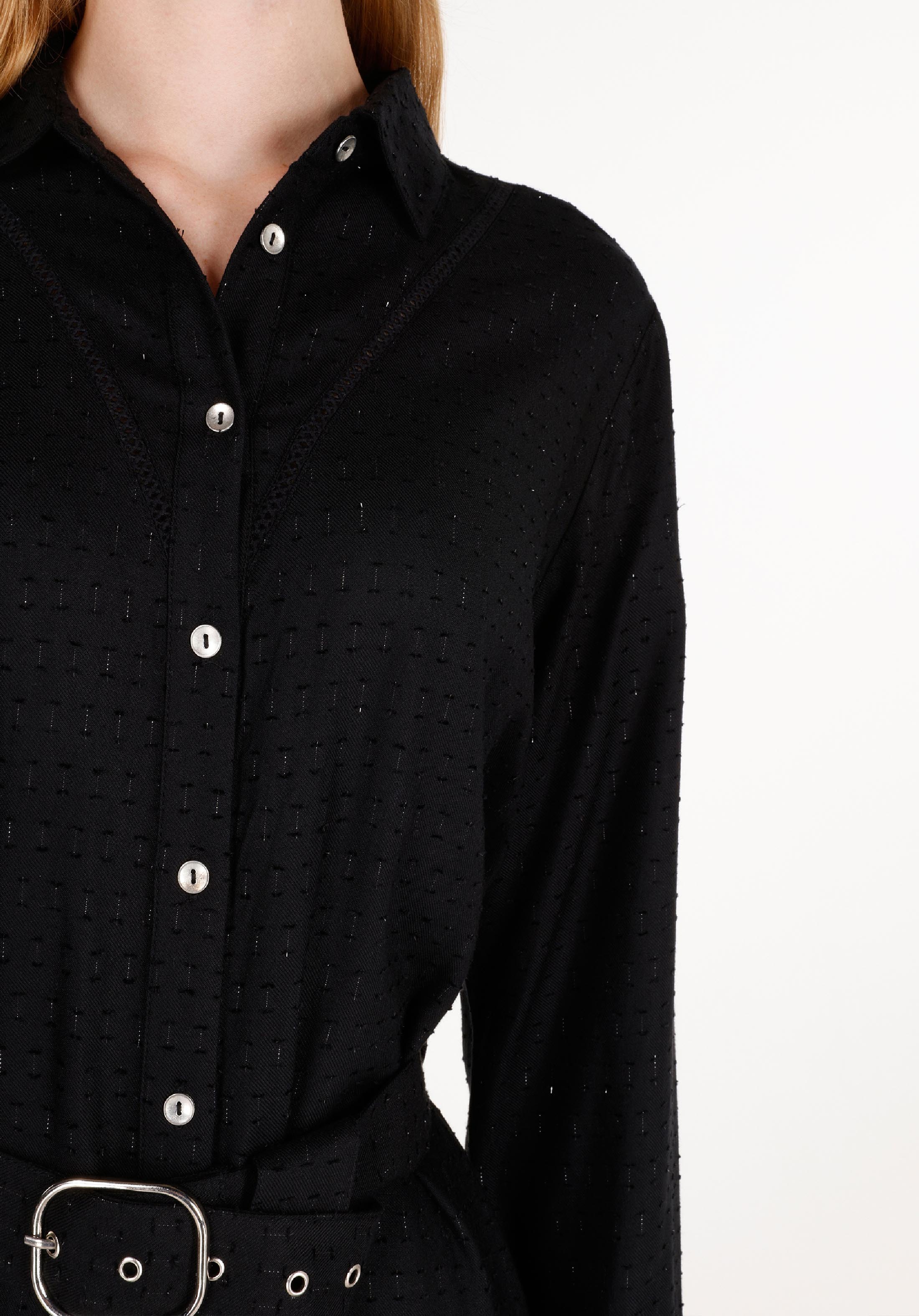 Regular Fit  Kadın Siyah  Elbise