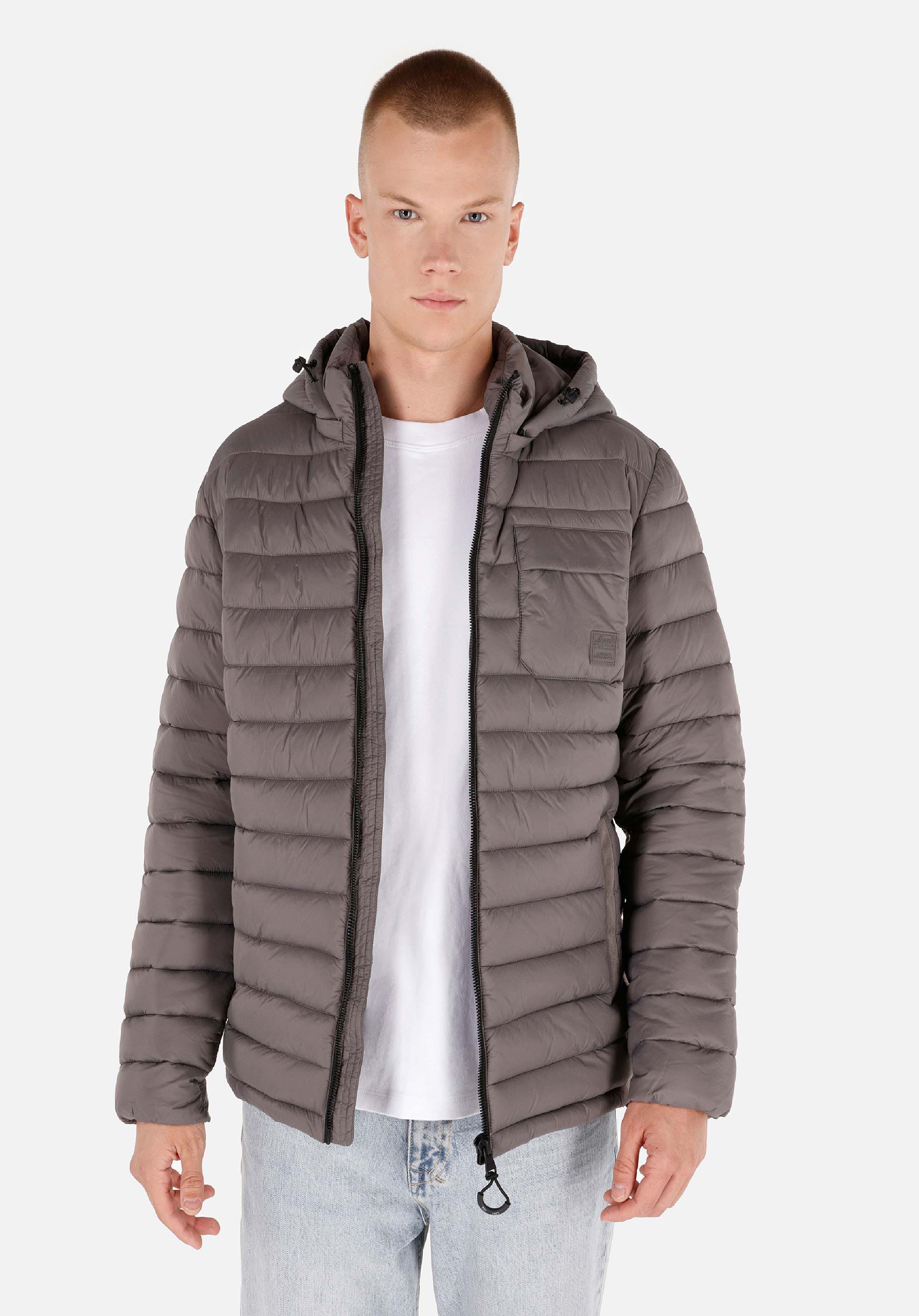 Slim Fit     Erkek Gri Mont