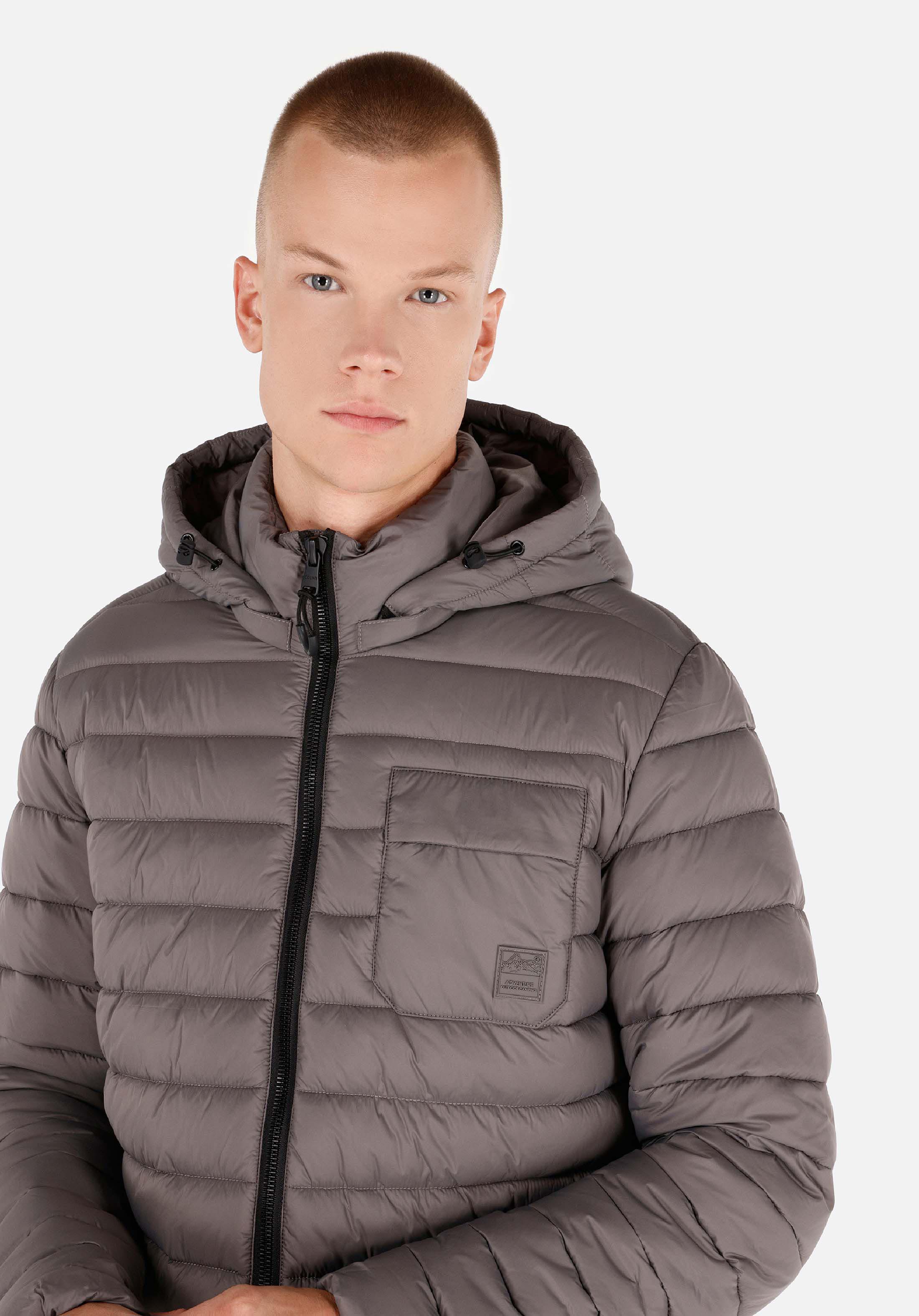 Slim Fit     Erkek Gri Mont